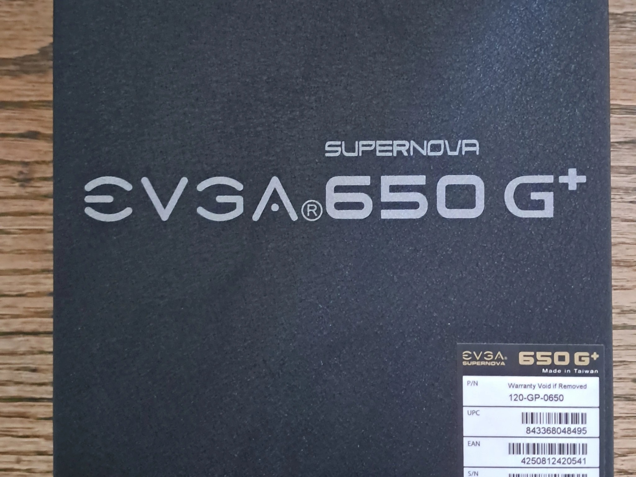 EVGA 650 G+ Supernova, 80+ Gold PSU