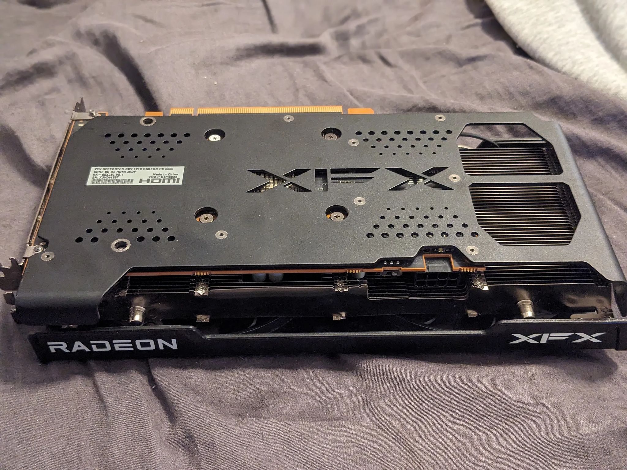 XFX Speedster SWFT 210 AMD Radeon RX 6600 Core Gaming 8GB GDDR6 Graphics Card
