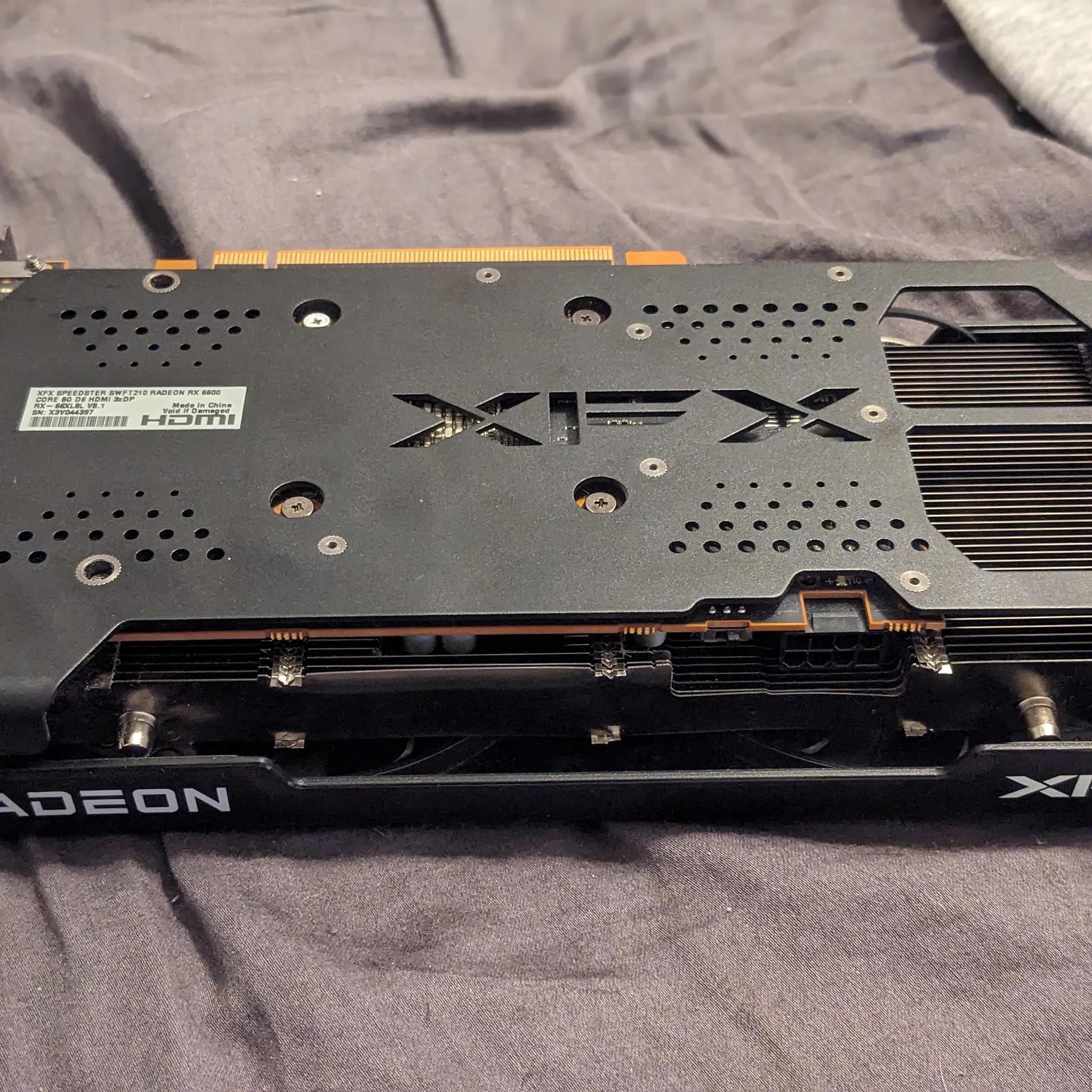 XFX Speedster SWFT 210 AMD Radeon RX 6600 Core Gaming 8GB GDDR6 Graphics Card