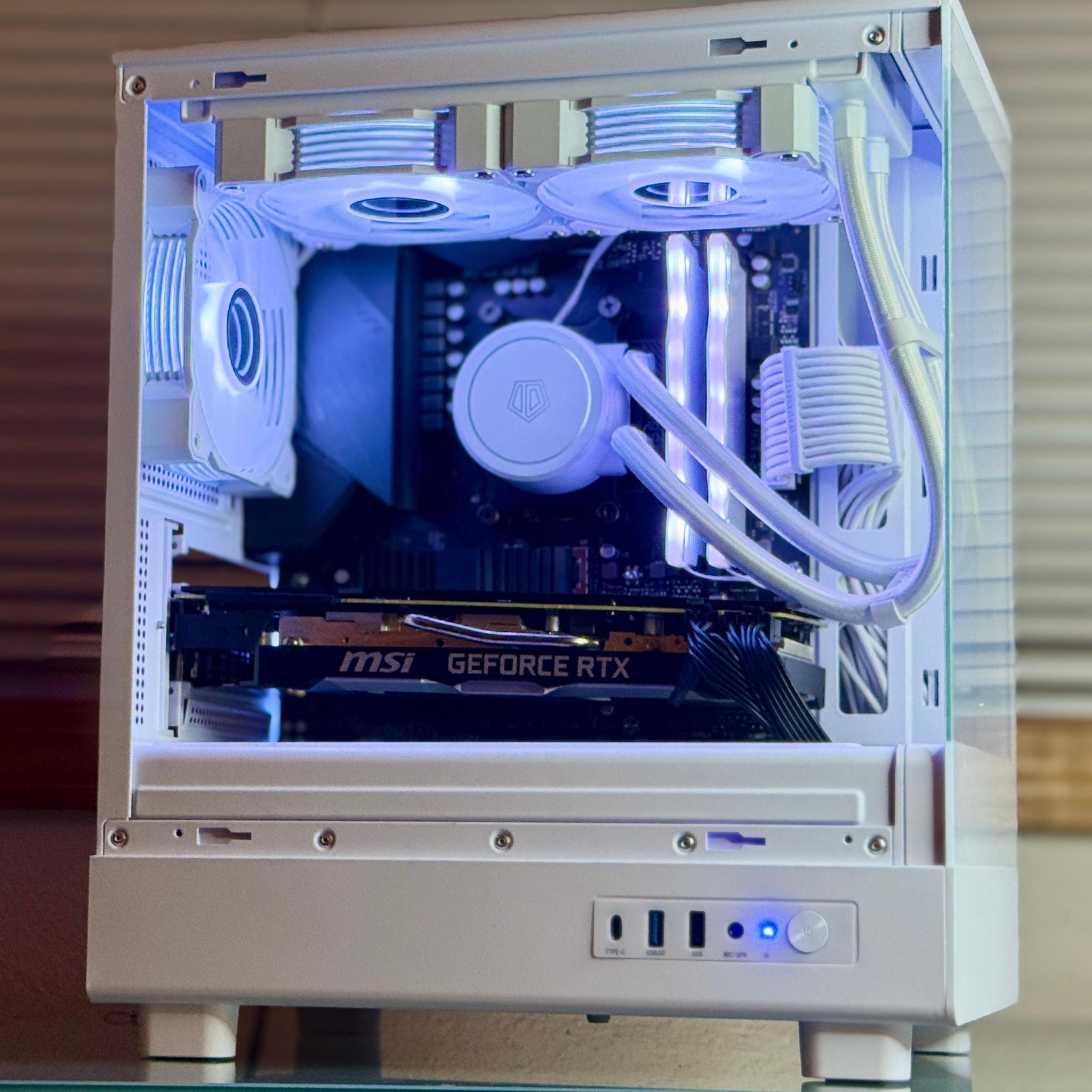 "Snow" White Gaming PC | Ryzen 5 5600x | RTX 2070 SUPER | 16gb DDR4 RAM | 1TB NVMe SSD