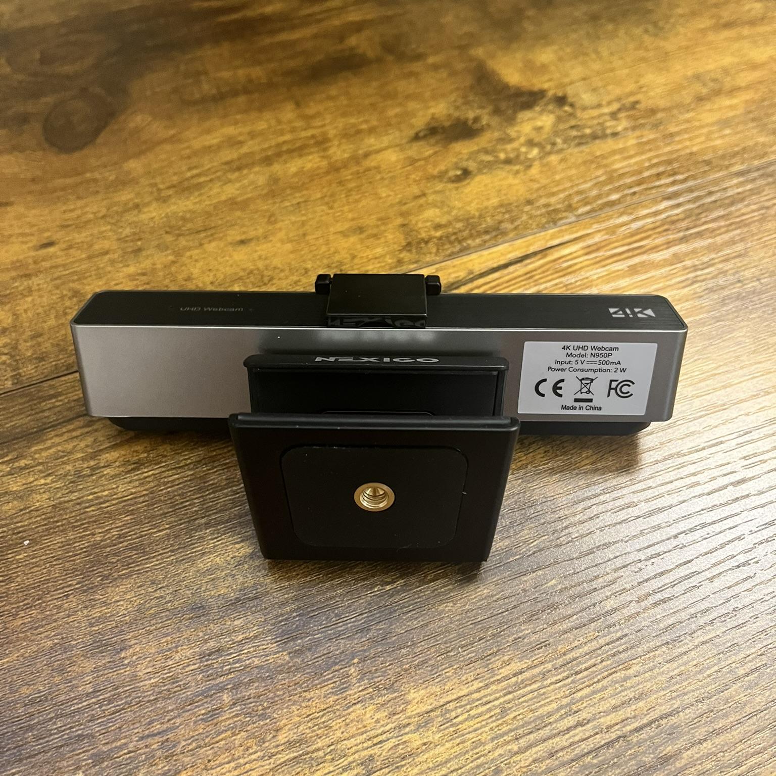 NexiGo N950P 4K UHD USB-C Webcam with Privacy Cover + Remote (Mac, PC)