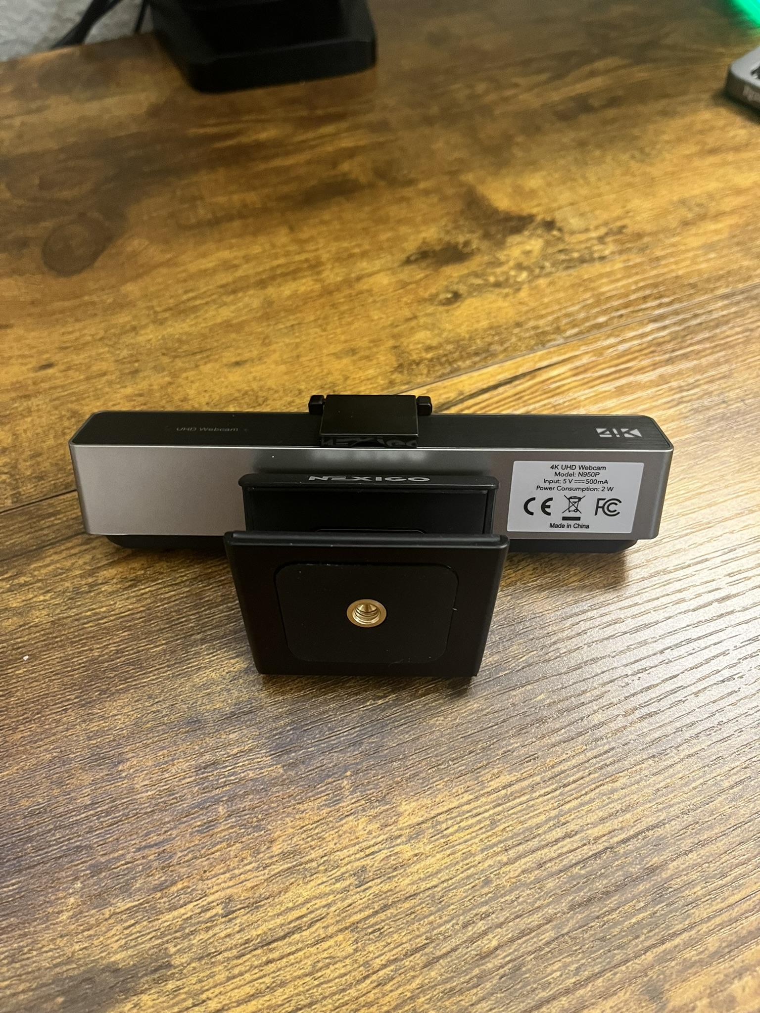NexiGo N950P 4K UHD USB-C Webcam with Privacy Cover + Remote (Mac, PC)