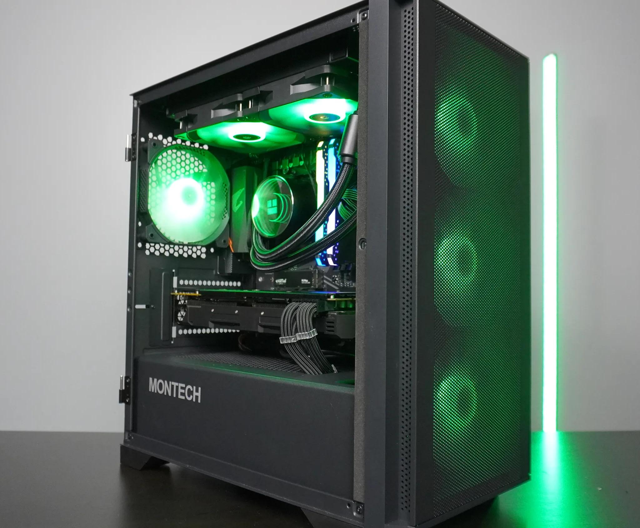 🖤Stealth🖤 1440p/1080p Perfect Value PC | 💚GTX 1080ti 11GB 🧡Ryzen 5 5600 | 16GB RAM  💪| 1TB NVME 🔥