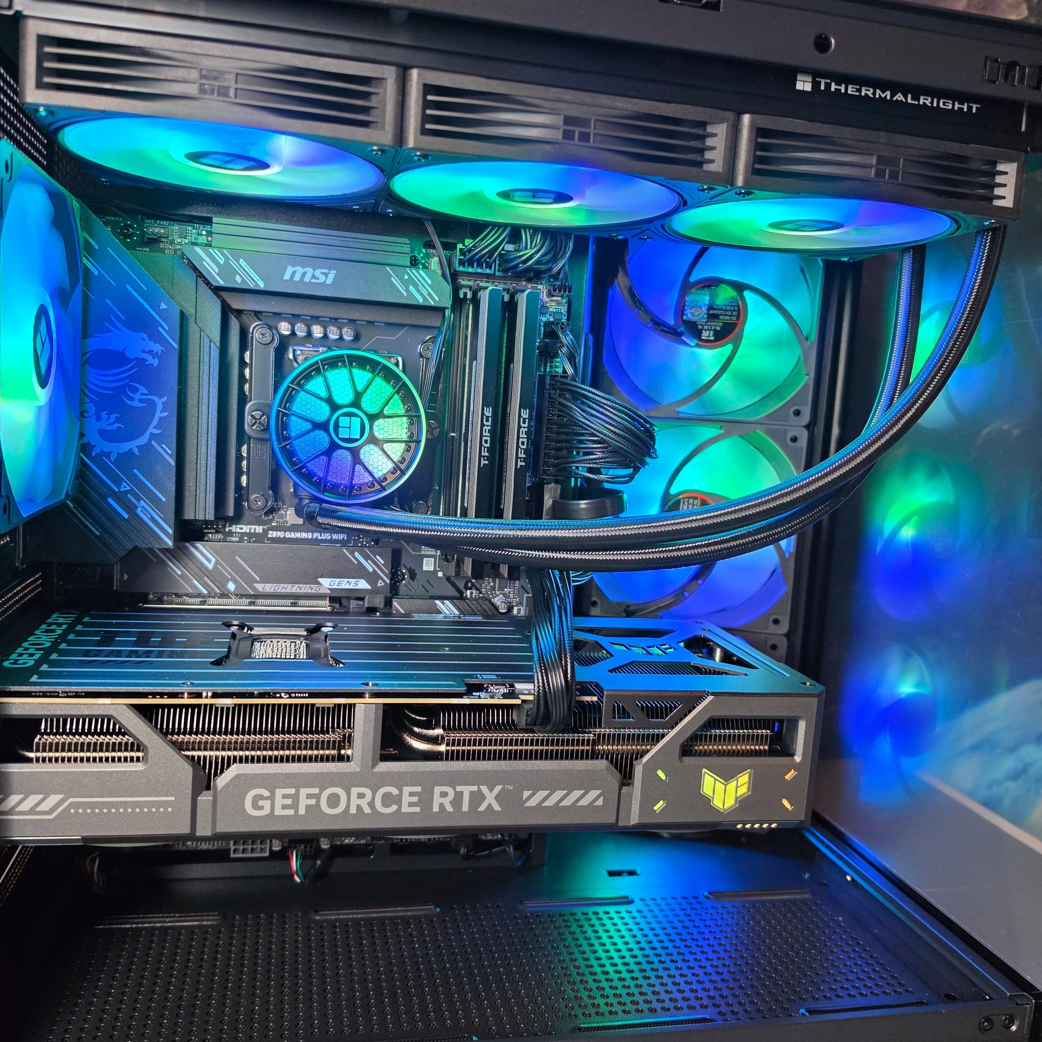 ASUS RTX 5070 12gb + Intel Core Ultra 270k Plus PC Build #78