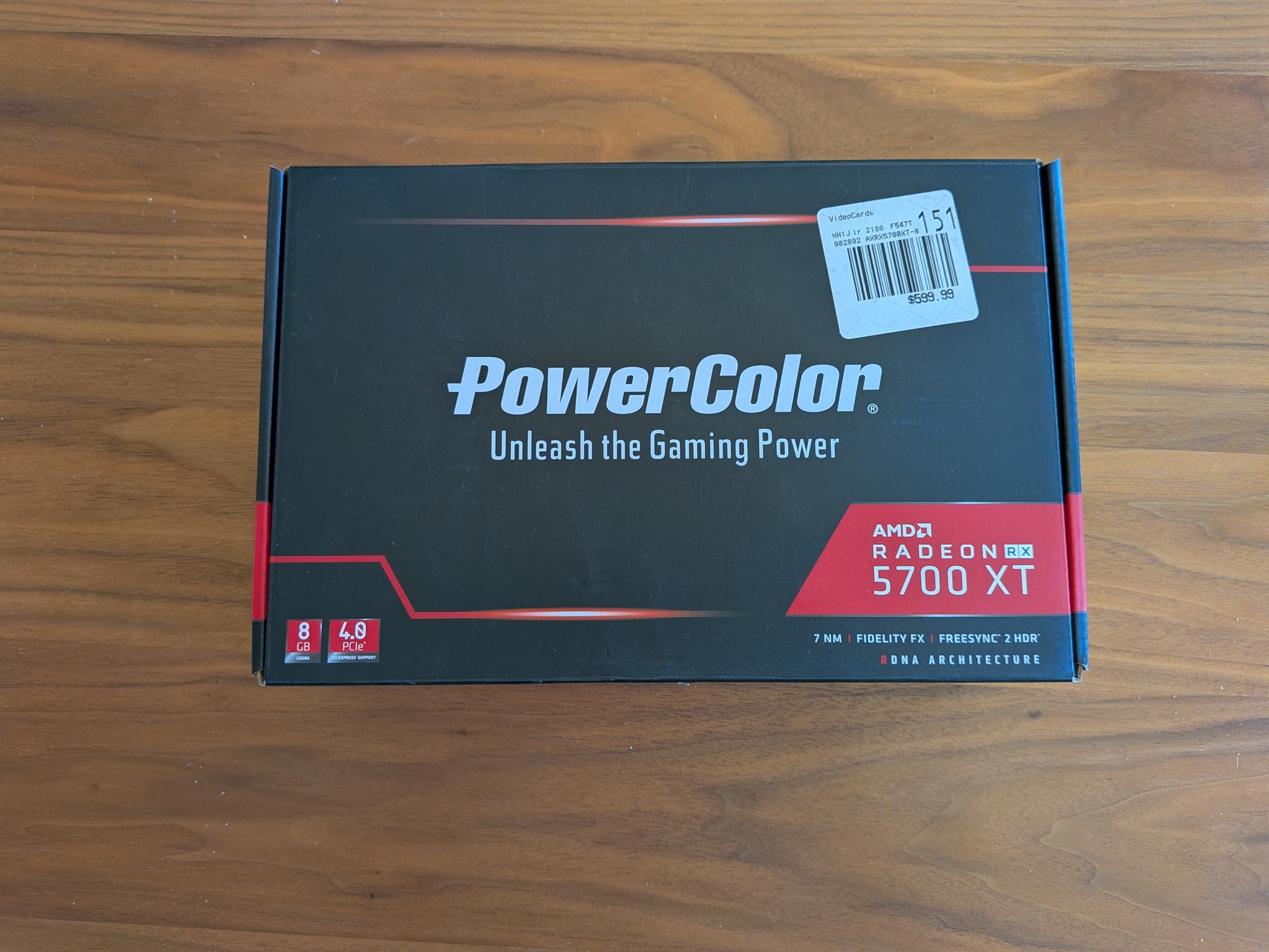 PowerColor AXRX 5700XT 8GBD6-3DH