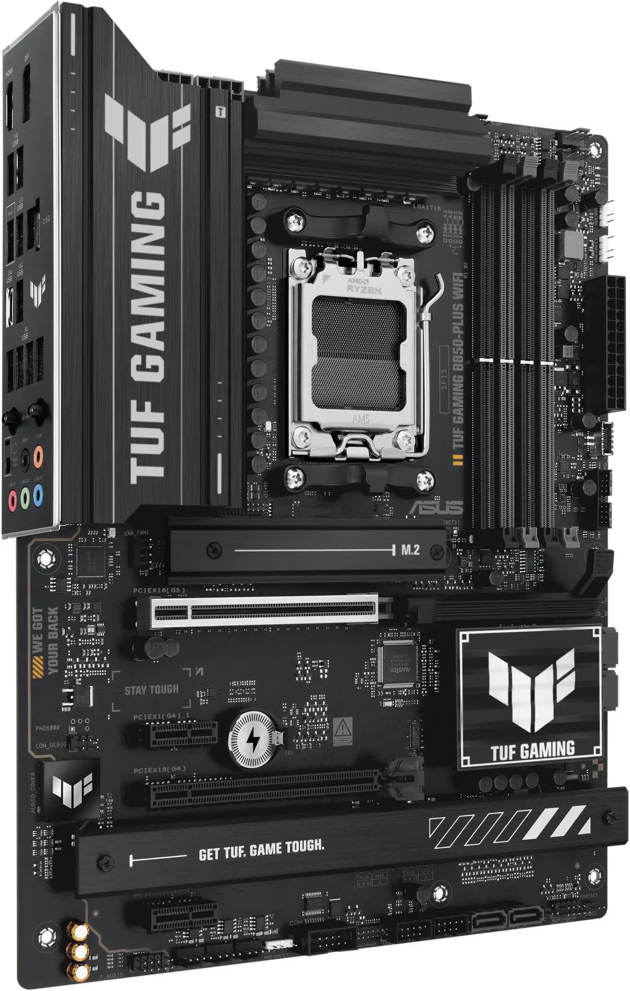 ASUS TUF GAMING B850-PLUS WIFI AMD AM5 ATX DDR5 Desktop Motherboard