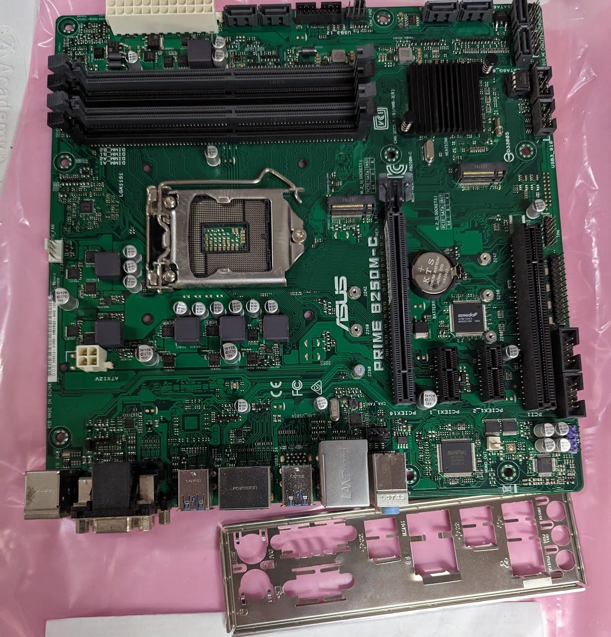 ASUS PRIME B250M-C/CSM LGA1151 DDR4 DP HDMI DVI VGA M.2 mATX Motherboard B250