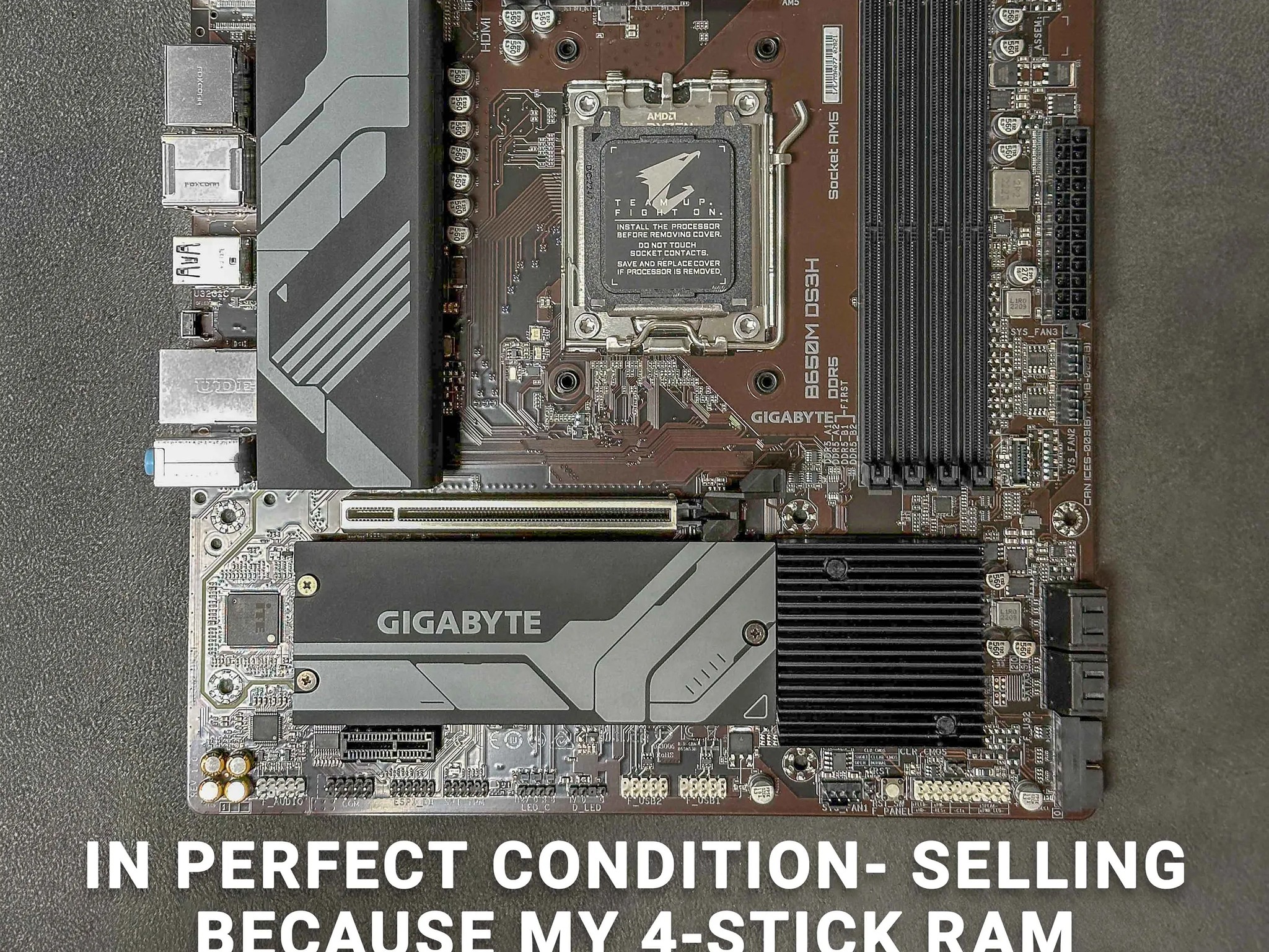 GIGABYTE B650 DS3H Motherboard | Perfect Condition | AMD Socket AM5 | Supports Two Gen 4 M.2 Drives