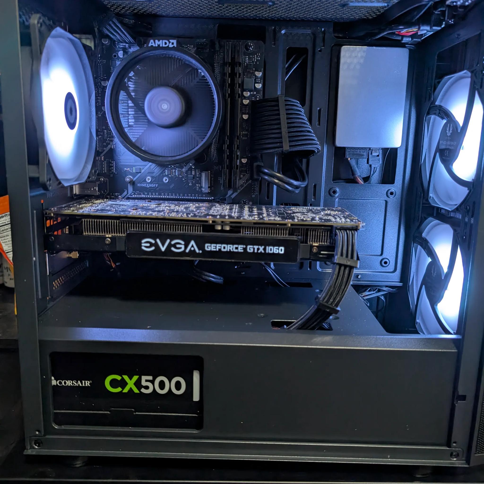 Ryzen Gaming PC: Ryzen 5 2600 | GTX 1060 6GB | 16 GB DDR4 | 1 TB SSD