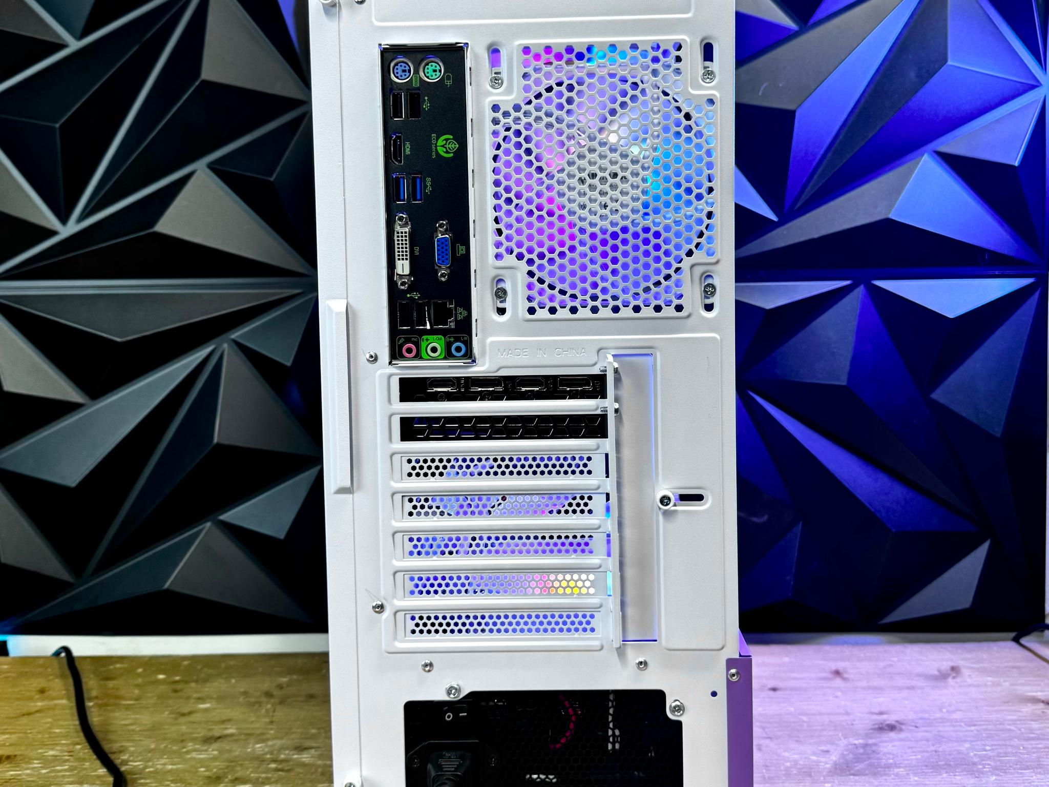 Nvidia Geforce RTX 4060 - Intel Core i7 - 32GB RAM - SSD + 1TB Windows 11 Custom Purple Gaming PC