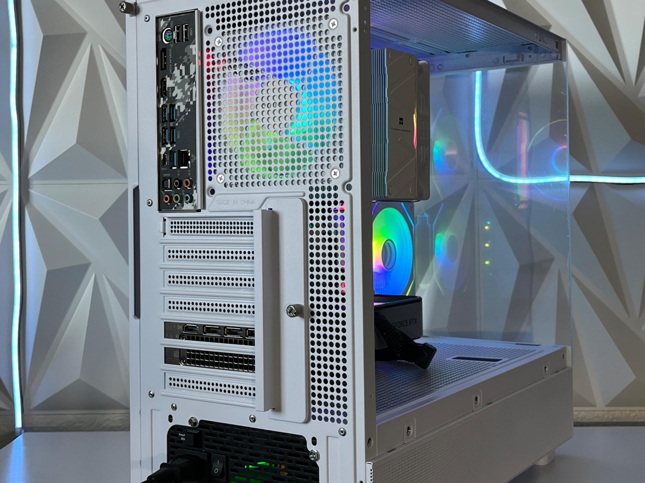 RTX 3060 Ti 8GB, Ryzen 5 5600X, 32GB RAM | White RGB Gaming Computer/PC