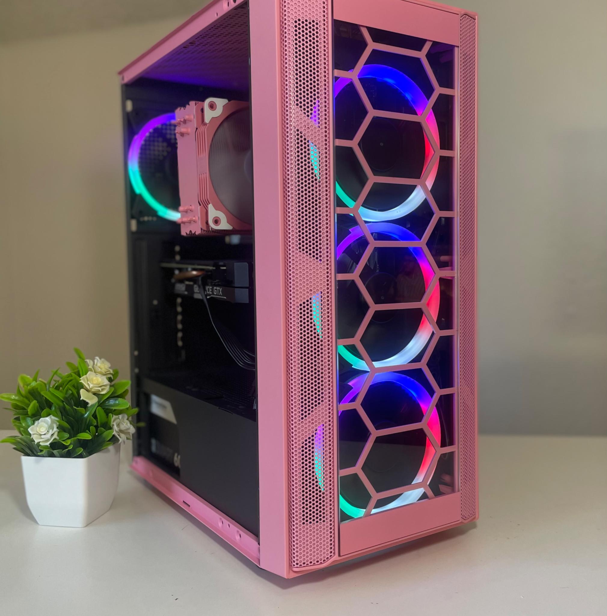 Pretty Pink PC 🌸 Intel I5 , 1660 Super 6GB , 512 GB NVME , 16 GB RAM