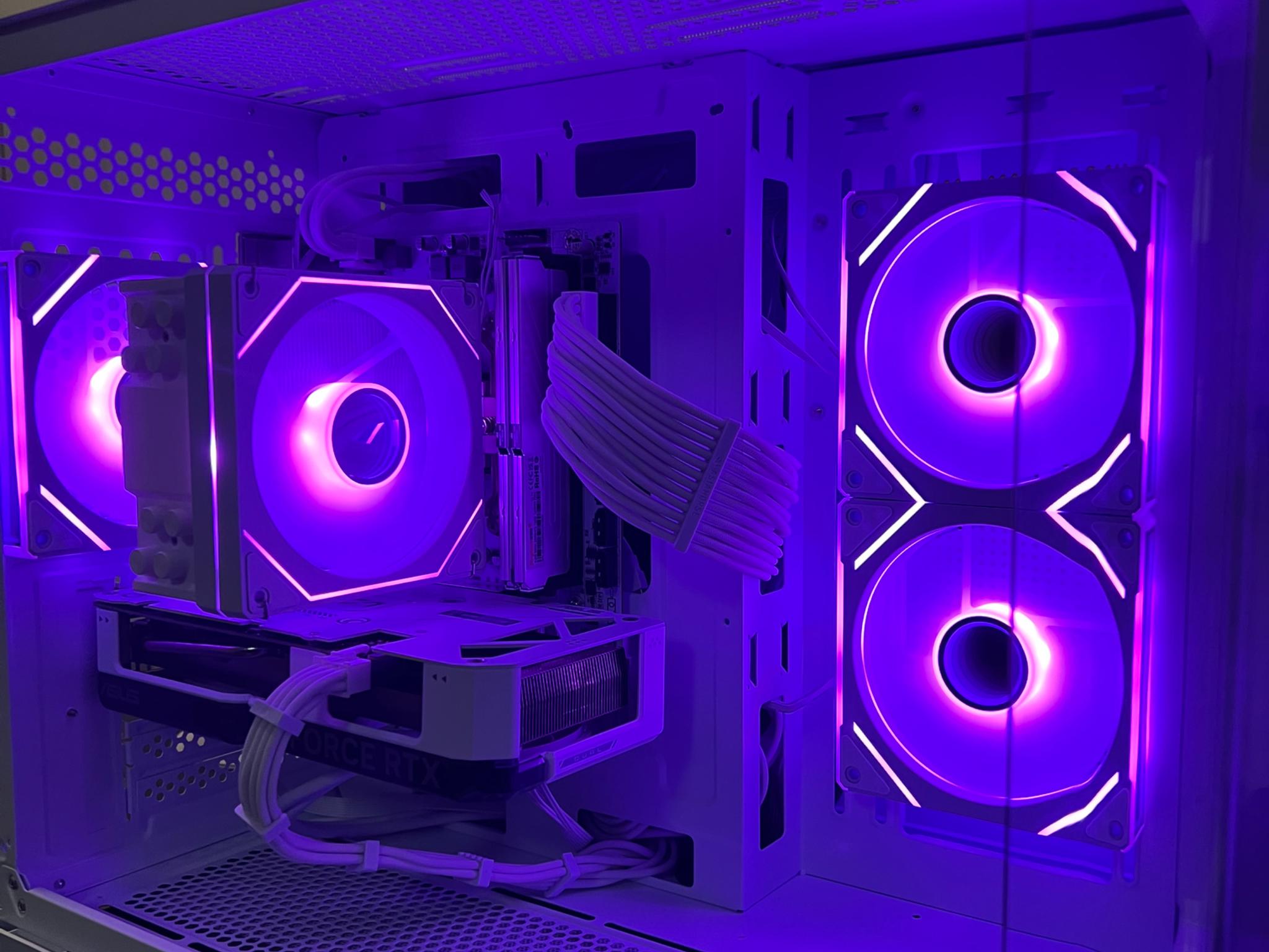 All white gaming pc with |RTX 4060 oc|ryzen 5 5600| 32gb ddr4 3200mhz