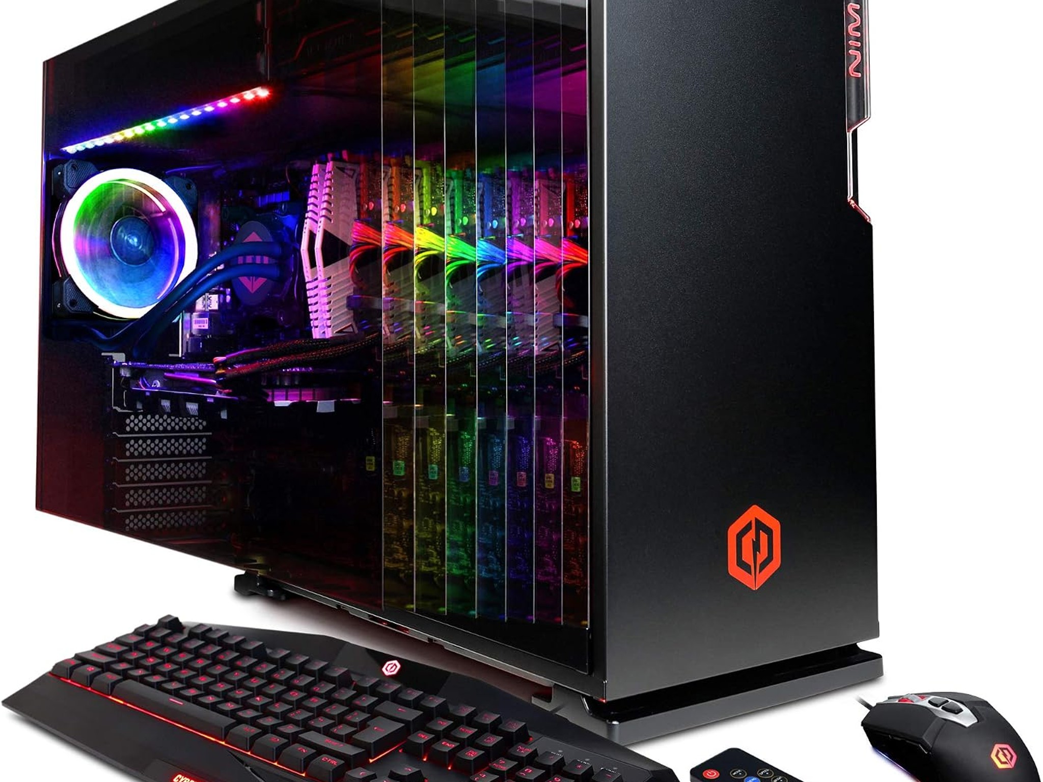 CyberpowerPC Gamer Supreme Liquid Cool Gaming PC, AMD Ryzen 7 3700X 3.6GHz, NVIDIA GeForce RTX 2070