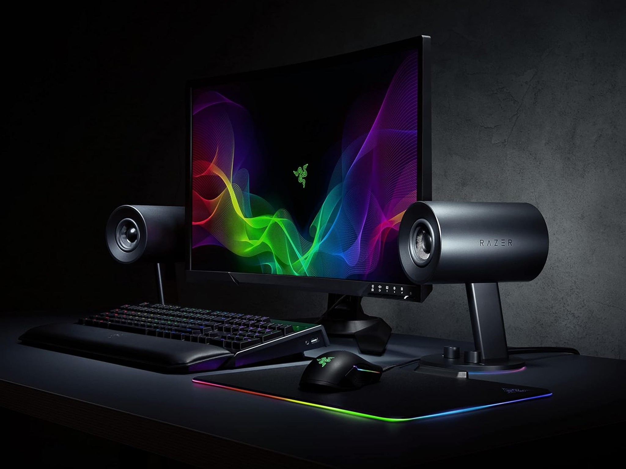 Razer - Nommo V2 X Full-Range 2.0 PC Gaming Speakers (2 Piece) - Black