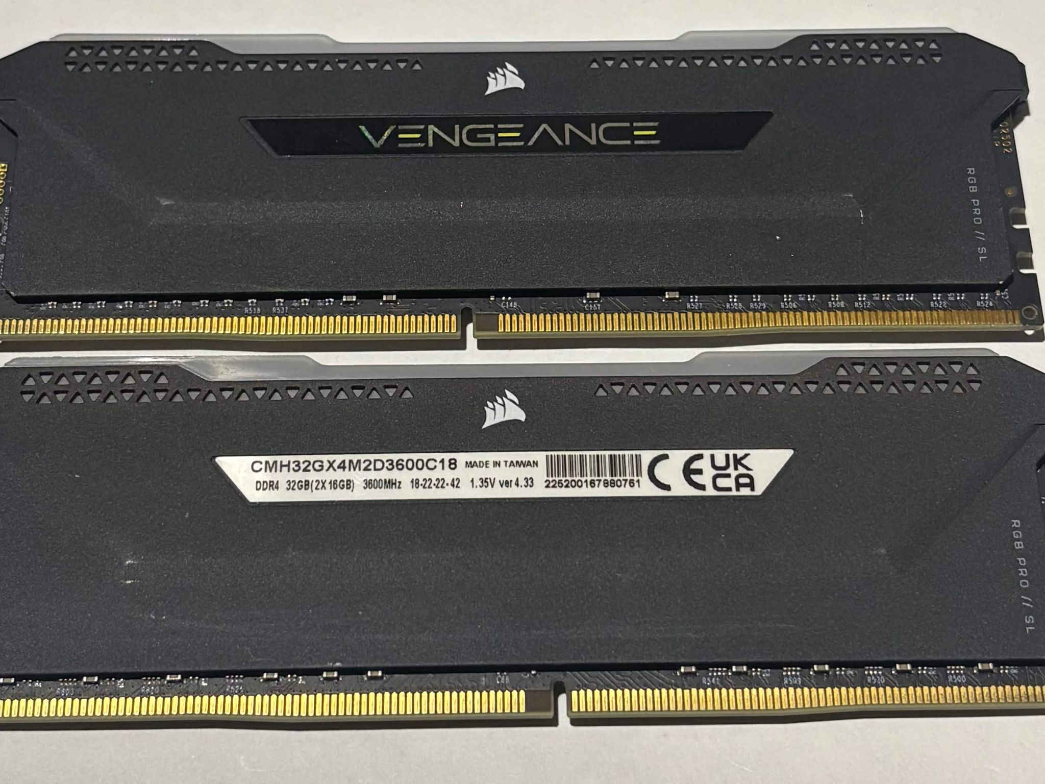 Corsair Vengeance RGB Pro SL 32GB DDR4 3600MHz RAM Kit