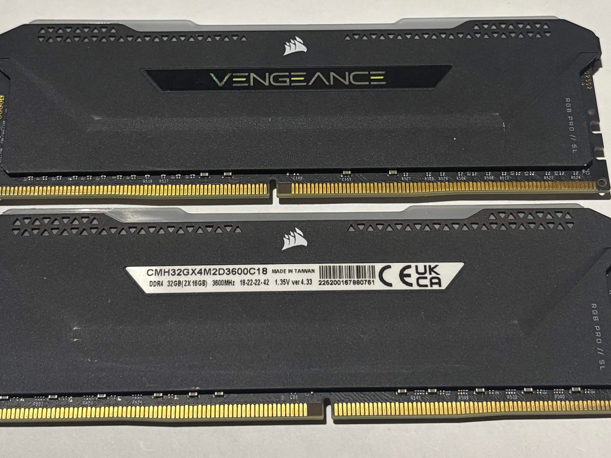 Corsair Vengeance RGB Pro SL 32GB DDR4 3600MHz RAM Kit