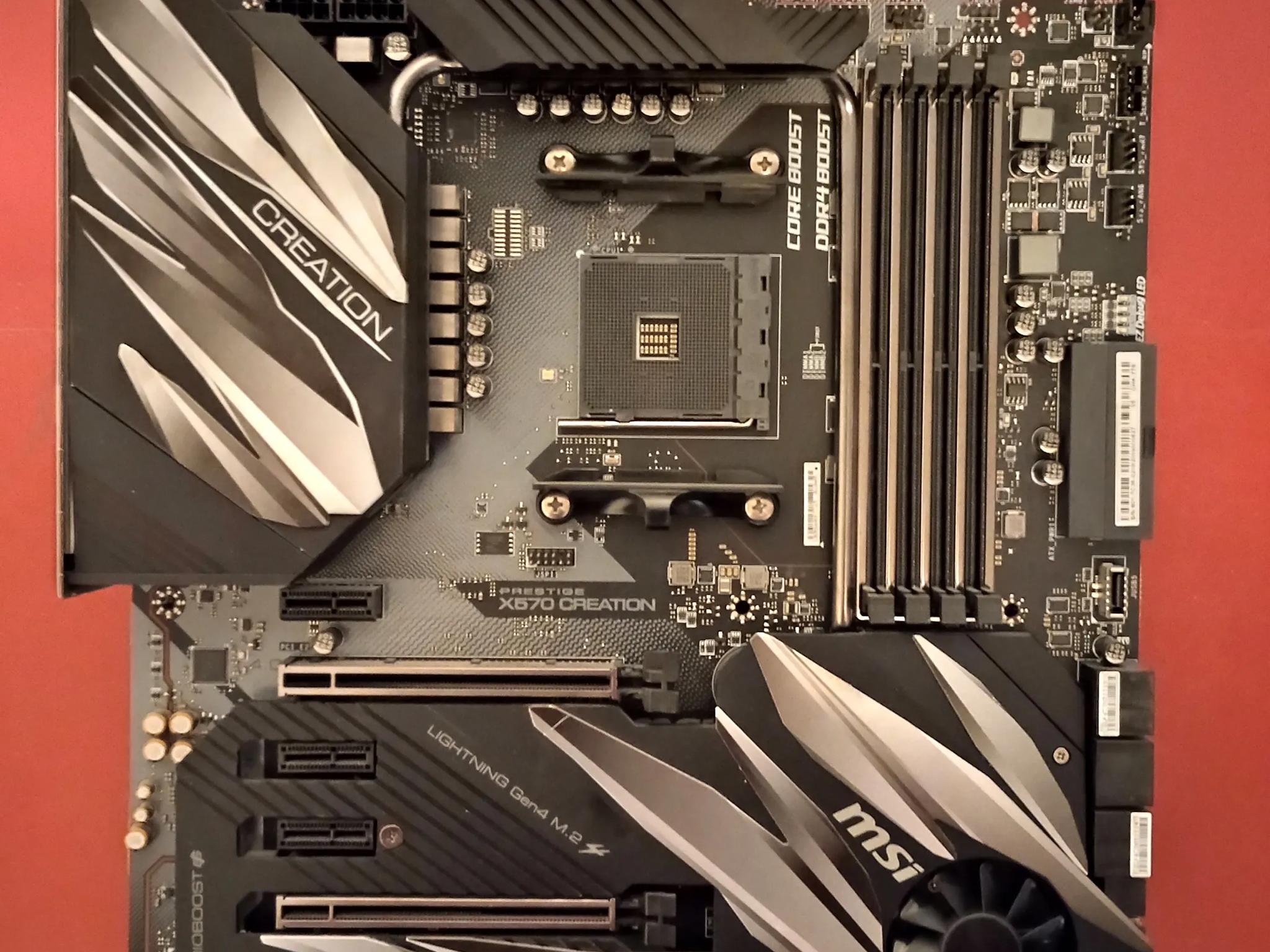 MSI Prestige X570 Creation Motherboard