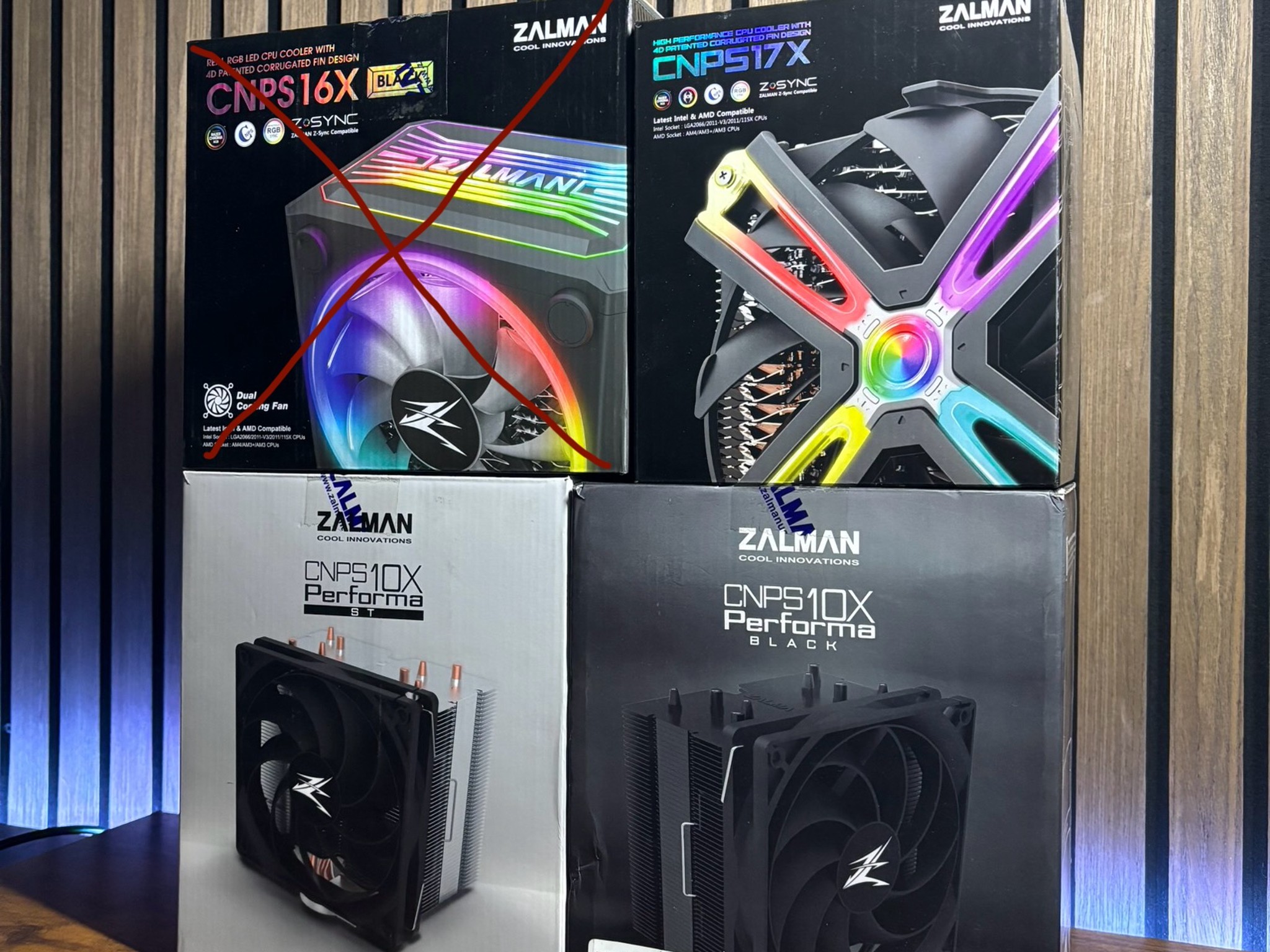 GIM 120MM RGB FANS, Zalman CNPS 17x Zalman CNPS 10x black, Zalman CNPS 10x Silver CPU coolers