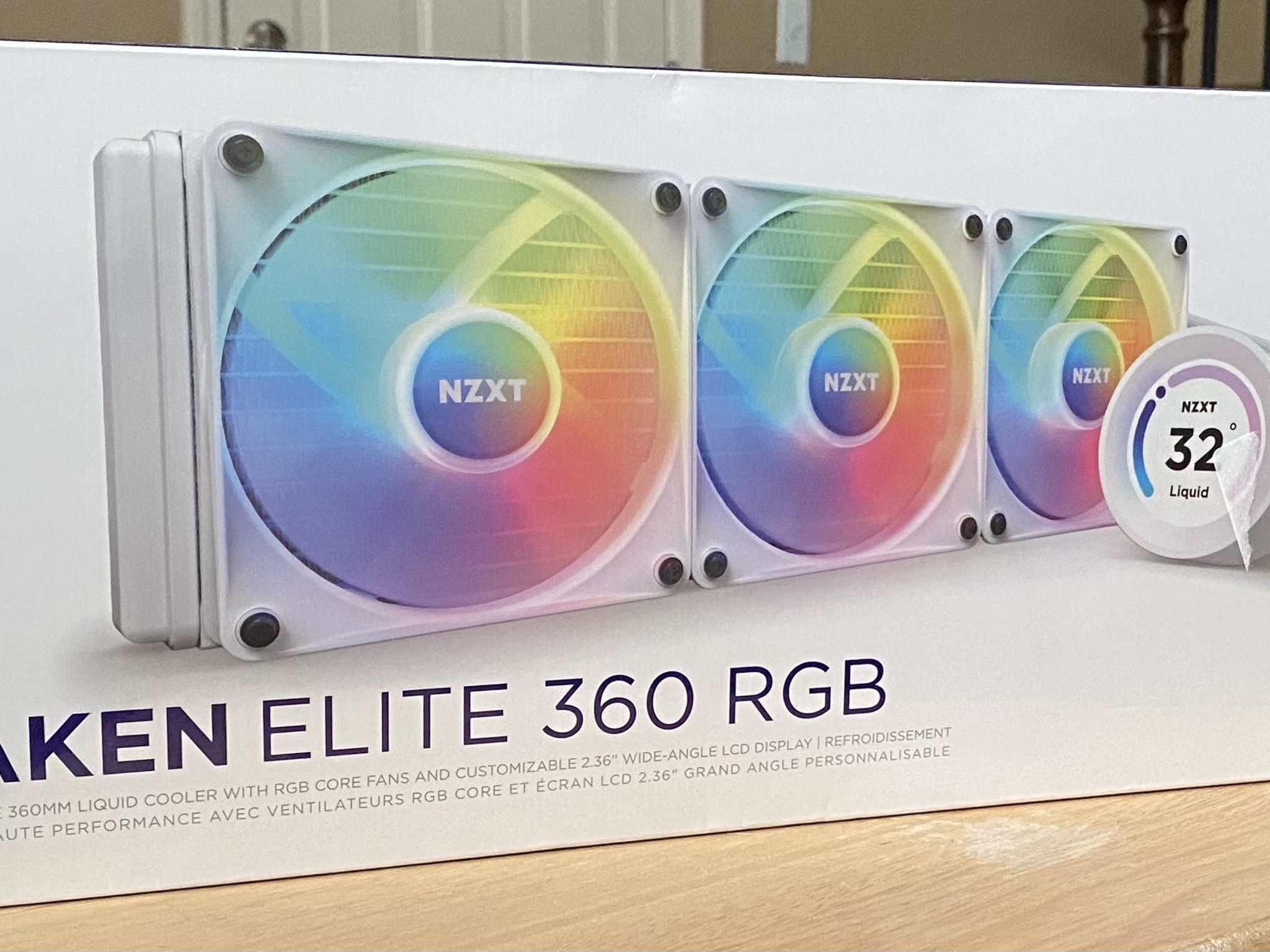 NZXT KRAKEN ELITE 360 RGB WHITE BRAND NEW