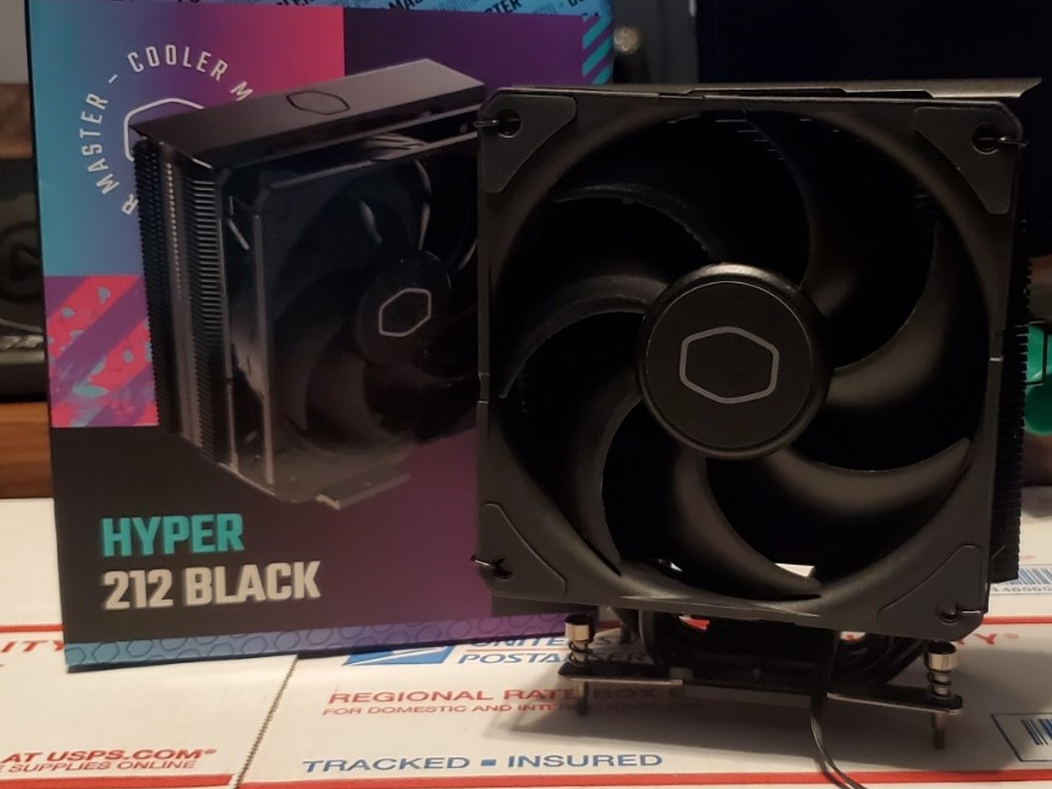 COOLER MASTER HYPER 212 BLACK CPU AIR TOWER COOLER