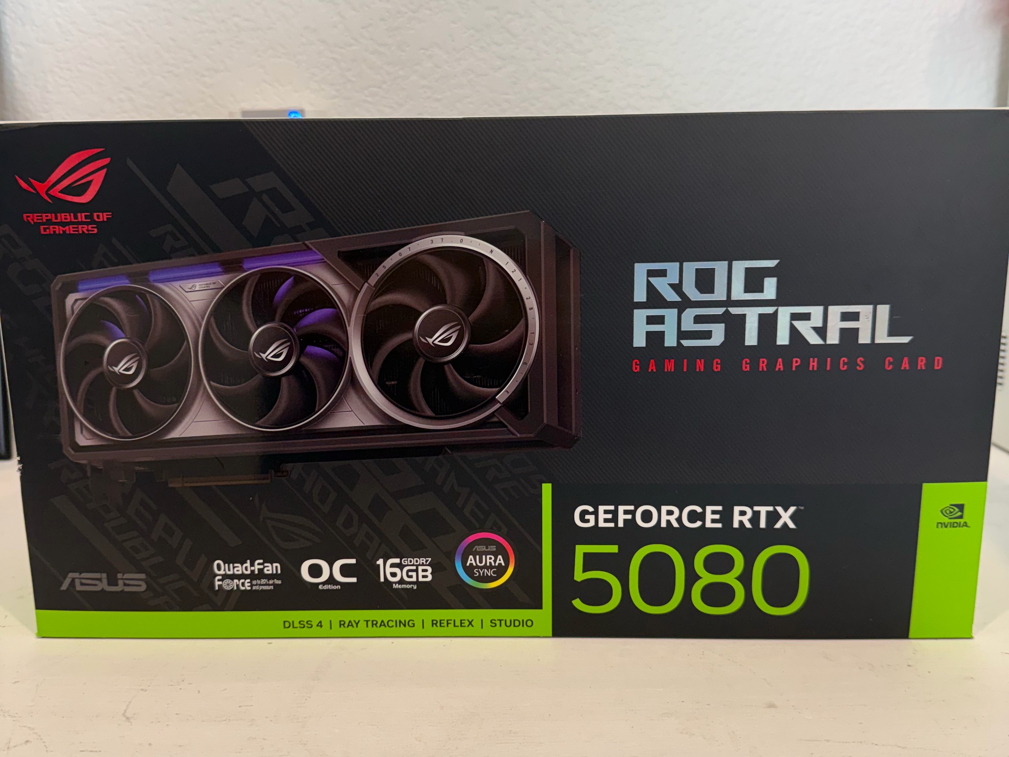 ASUS ROG Astral GeForce RTX 5080 16GB GDDR7 OC Edition