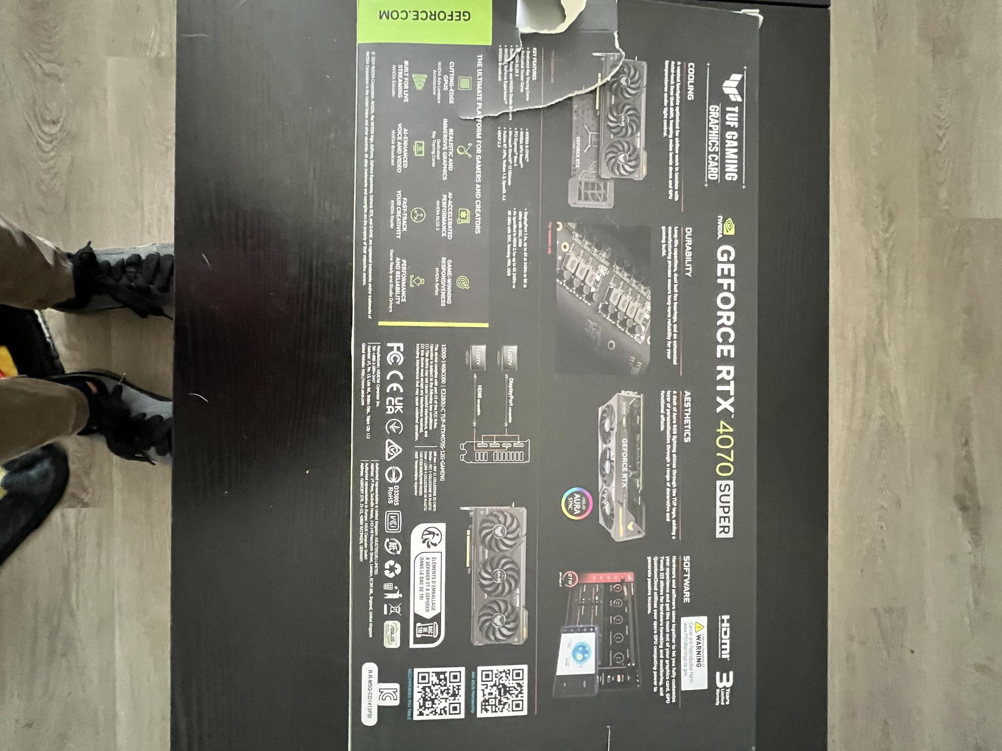 ASUS TUF RTX 4070 Super 12GB — Barely Used