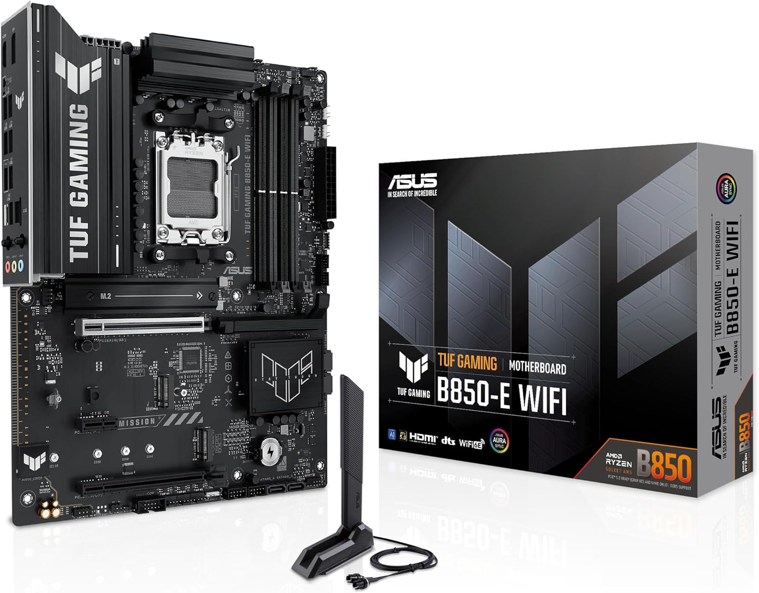 ASUS TUF GAMING B850-E WIFI6E AMD AM5 ATX Motherboard Unopened Box New