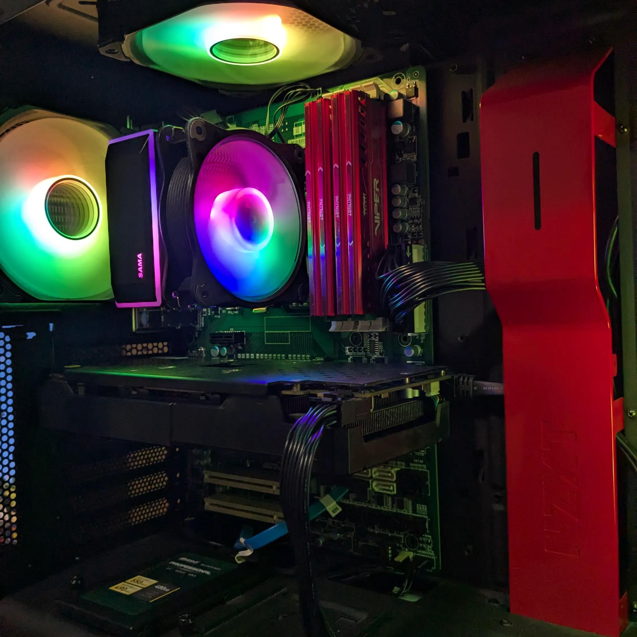 120 FPS Fortnite | 180 Day Warranty | i5 4590, 16GB RAM, 512GB SSD, RX 570 8GB, RGB, Win10, Wifi