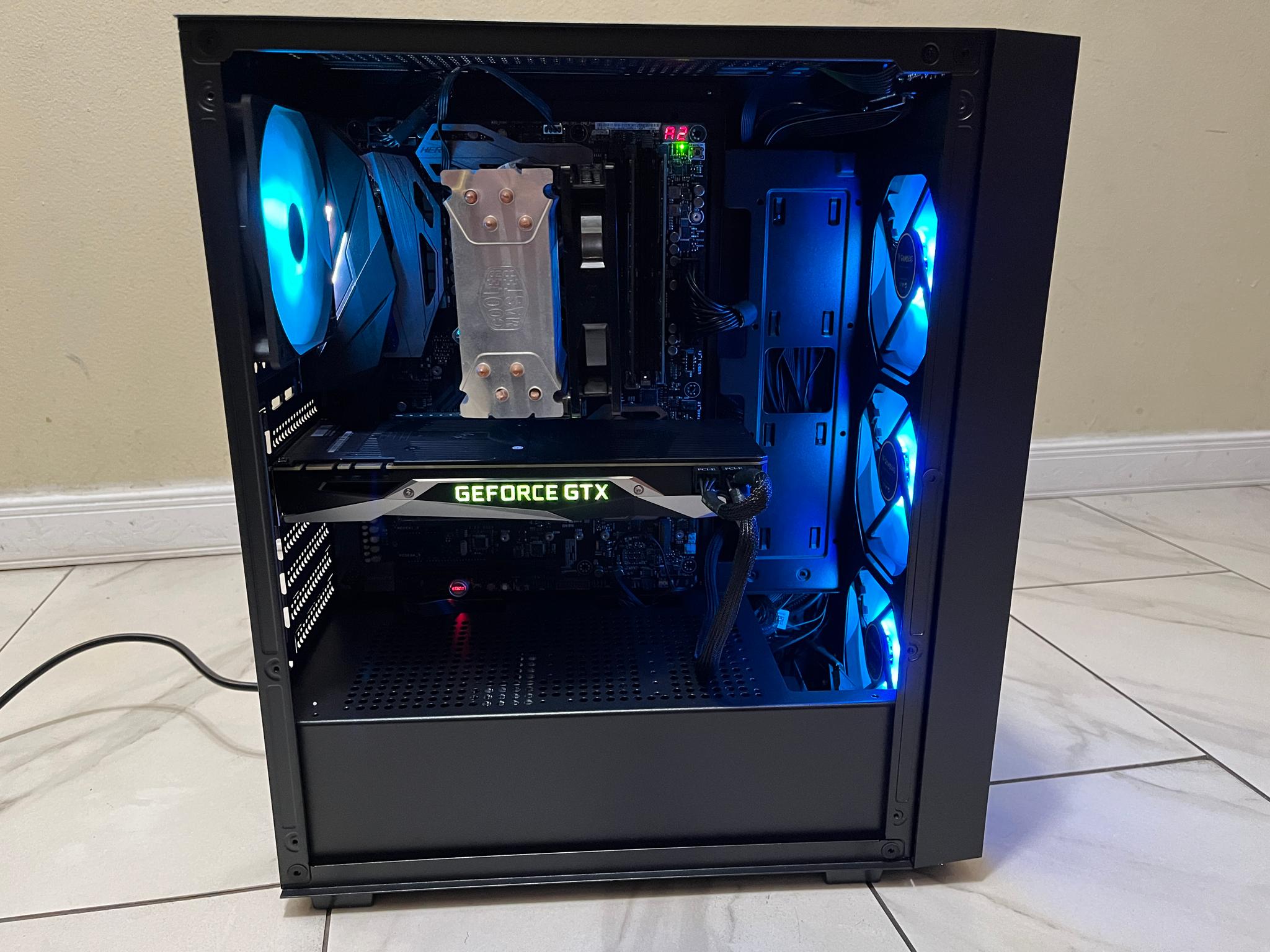 🟠🔥NVIDIA GTX 1080 Ti, Intel i7-7700, 12GB RAM, 1.2 TB Storage, High FPS Custom RGB Gaming PC