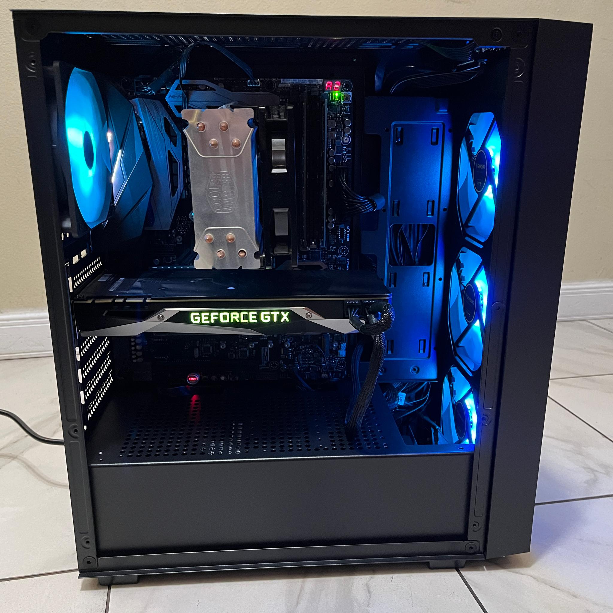 🟠🔥NVIDIA GTX 1080 Ti, Intel i7-7700, 12GB RAM, 1.2 TB Storage, High FPS Custom RGB Gaming PC