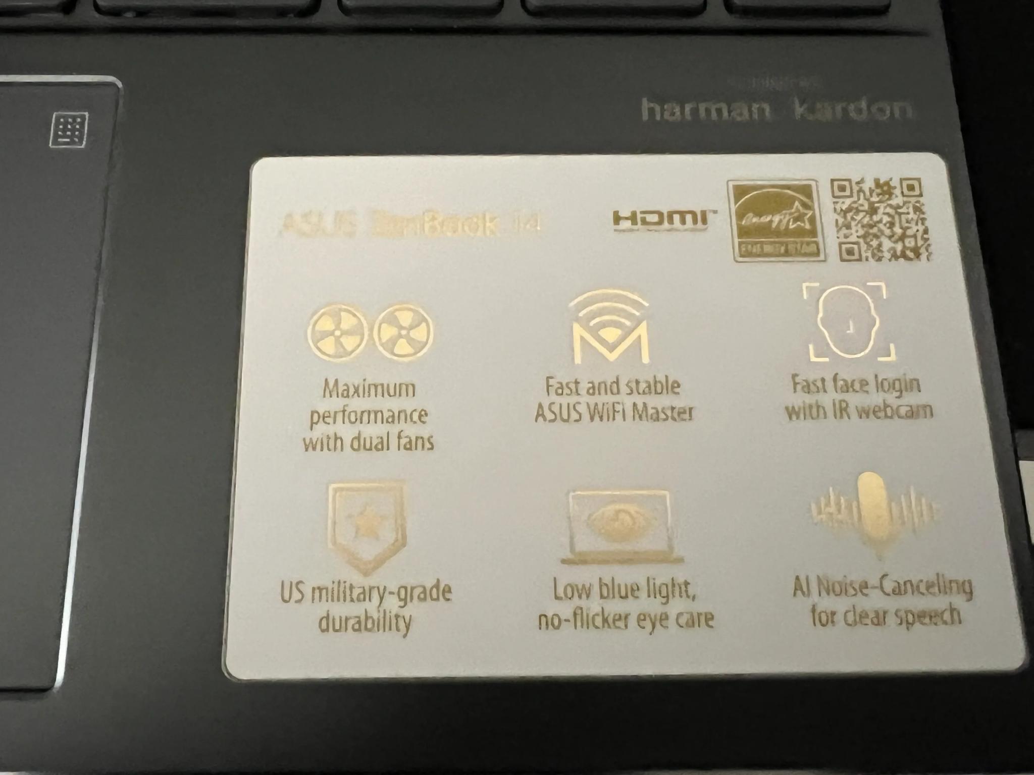 Asus Zenbook 14 AMD Ryzen 5900x 16GB RAM 1TB Gray