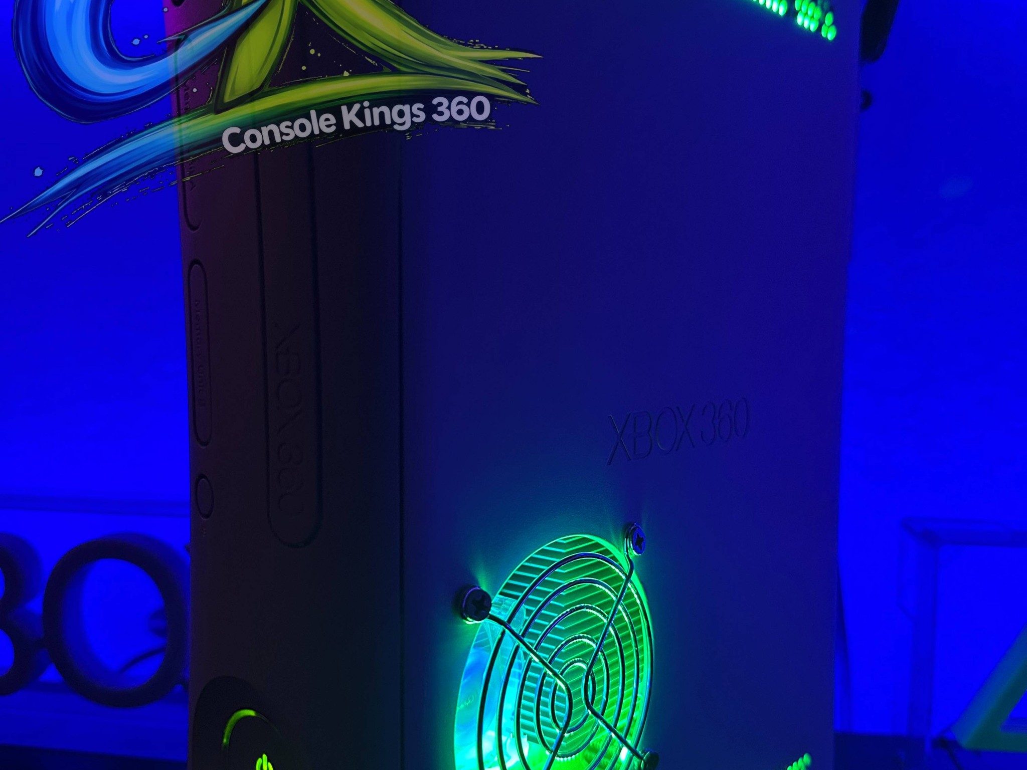 Xbox 360 -RGH3  - Custom LEDs