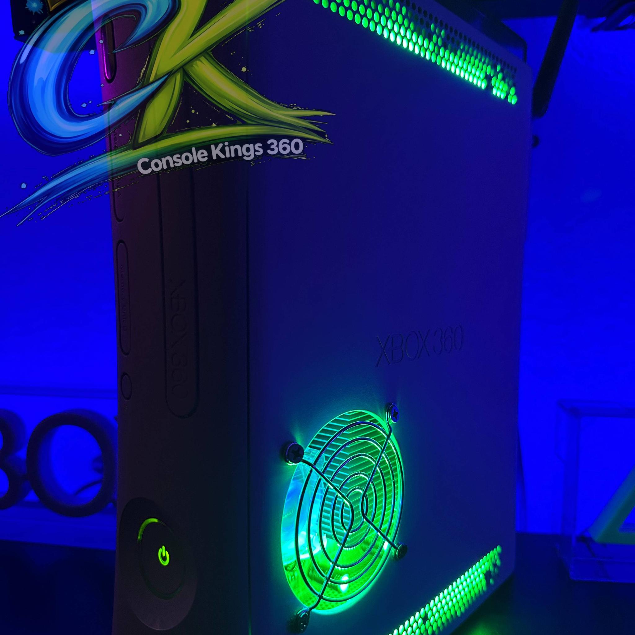 Xbox 360 -RGH3  - Custom LEDs
