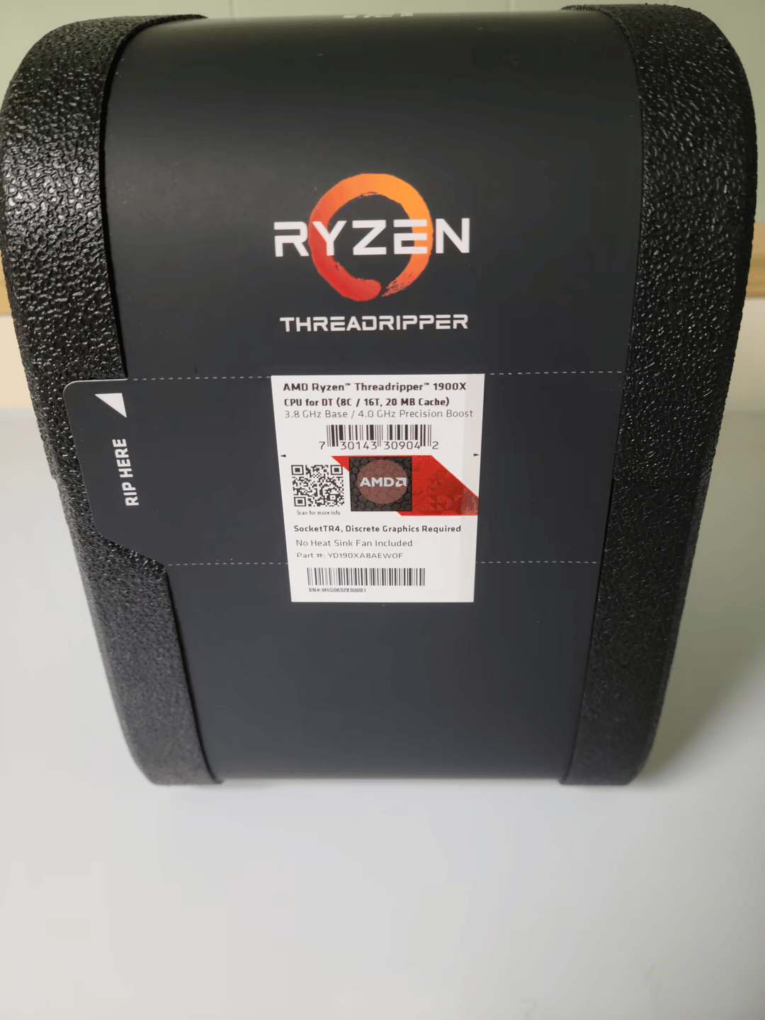 AMD 1900x Thread ripper 