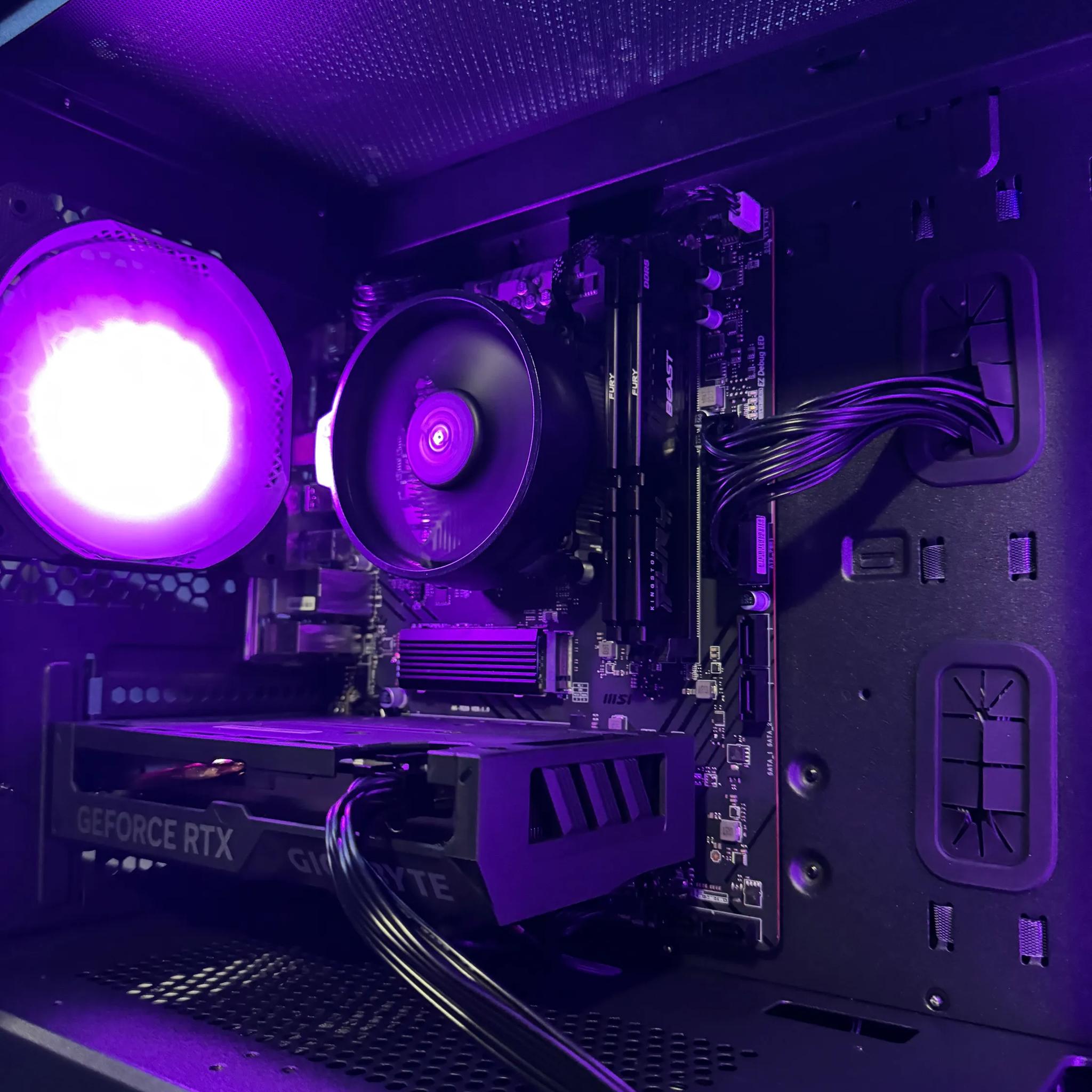 ⚔️Tusker Tempest 4060⚔️|Ryzen 5 8600G| RTX 4060| 16 GB DDR5|1 TB NVMe