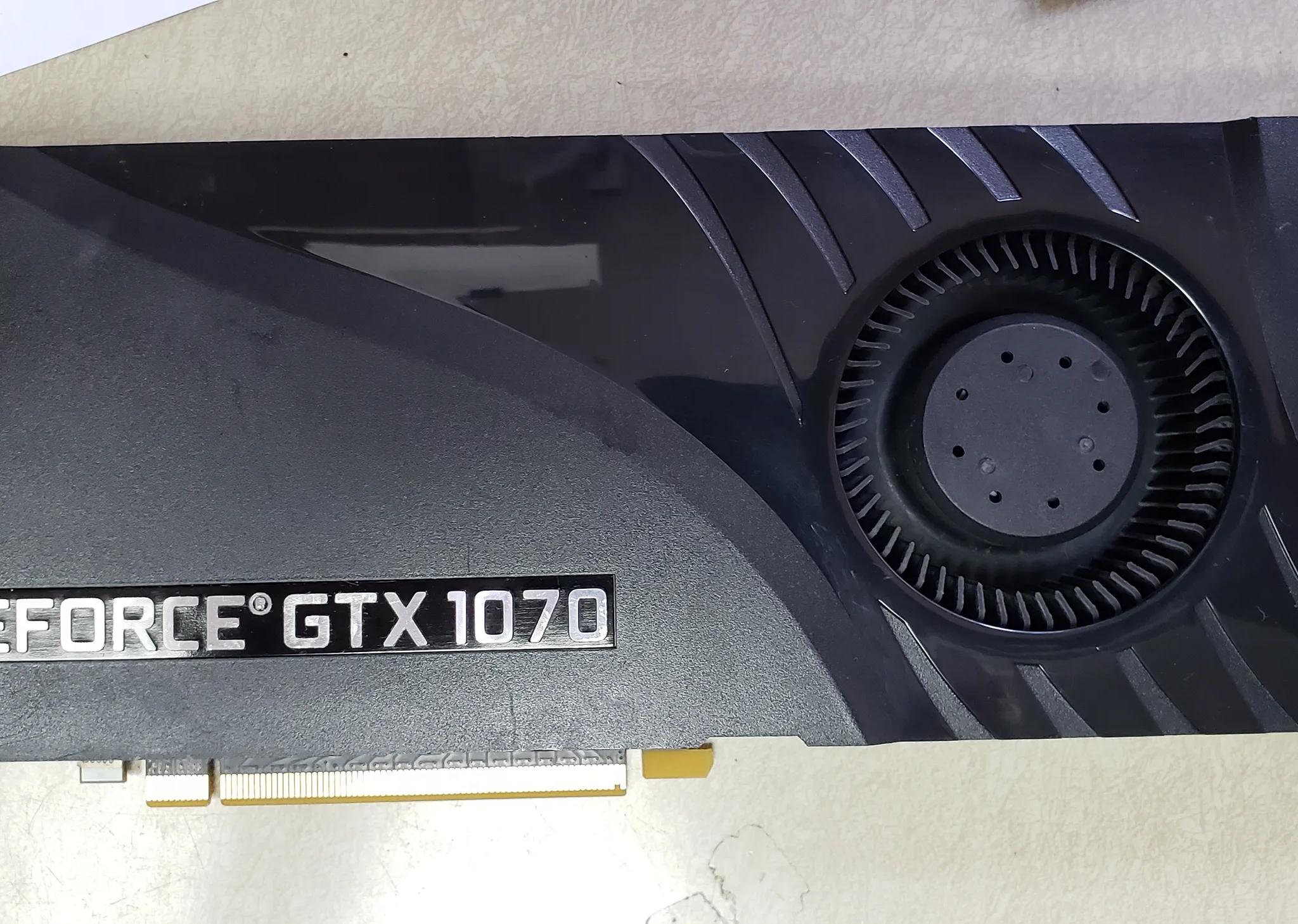 PNY GTX 1070 graphics card with 8gb memory