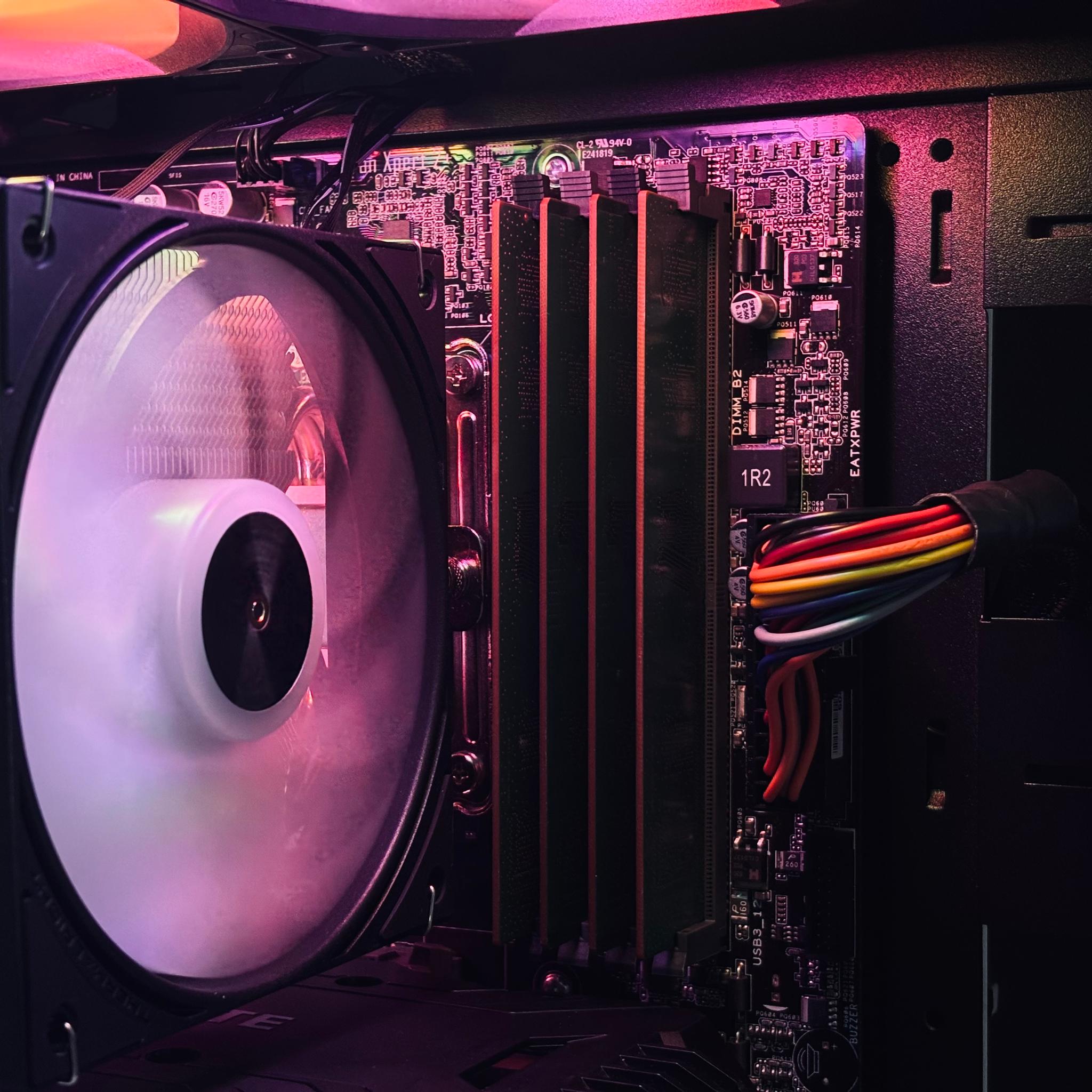 💚🍀☁️ Black Gaming PC - GTX 1060 / I7 6700 / 16GB RAM / 1TB HHD / WIFI + BT ☁️🍀💚
