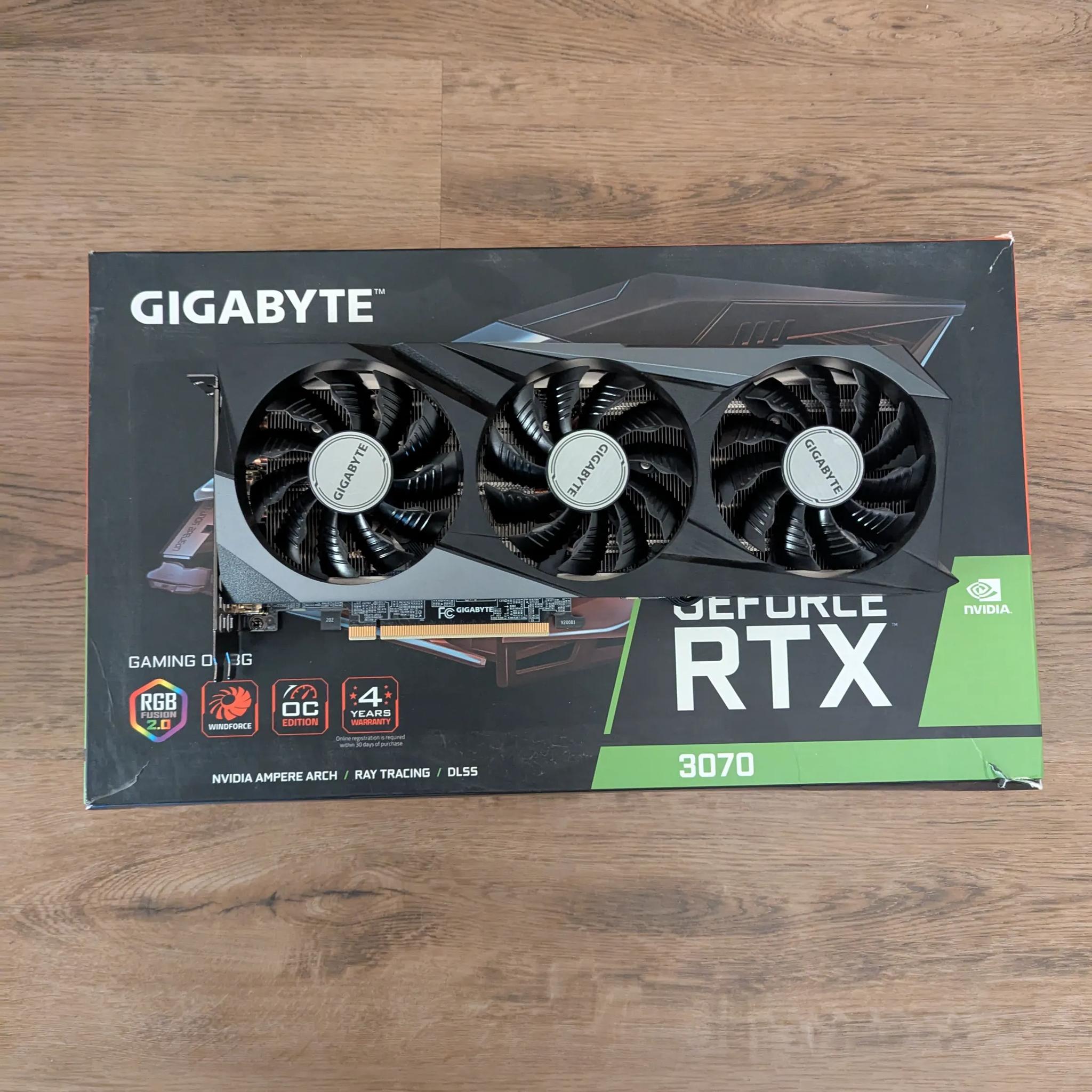 🔹 Gigabyte RTX 3070 Gaming OC – 8GB GDDR6 | 1440p & 4K Ready 🔹