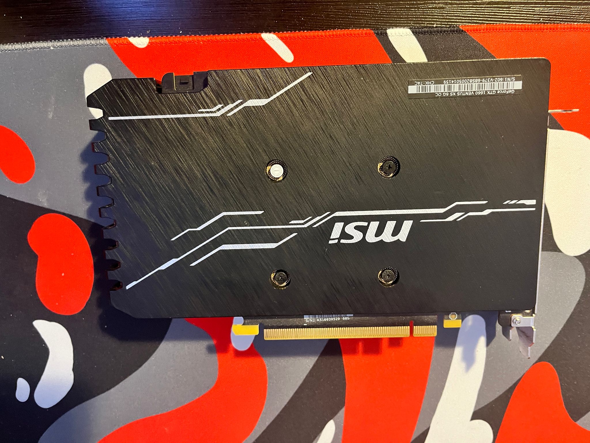MSI Geforce 1660 Graphics Card OC Edition