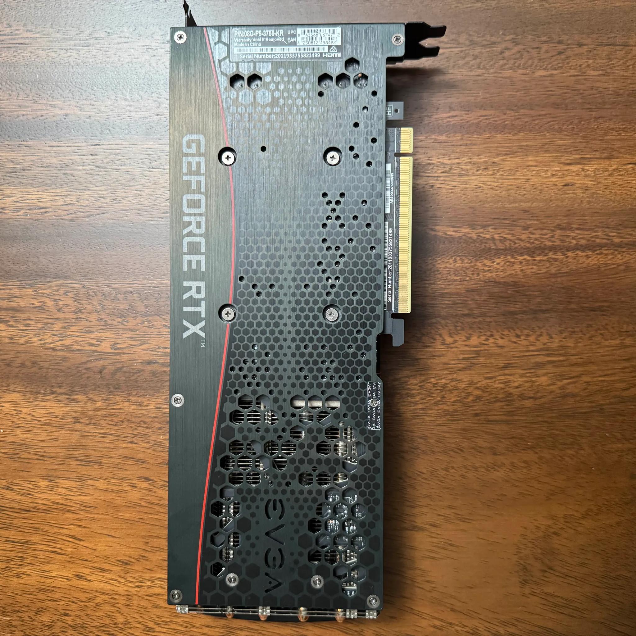 EVGA XC3 GAMING GeForce RTX 3070 8 GB Video Card
