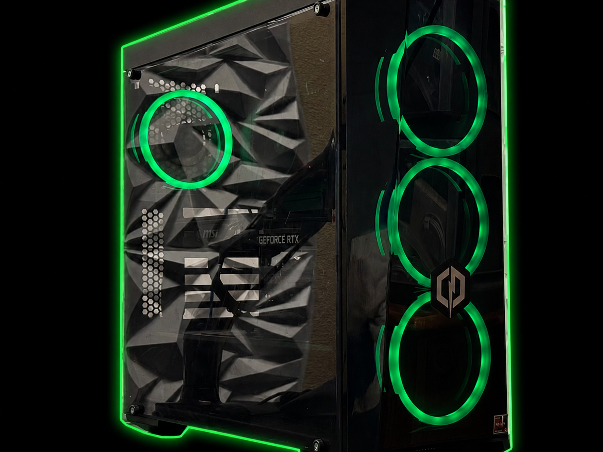 1080p/1440P Gaming pc / RTX 3060 / Ryzen 5 5500 / 16GB RAM / 1200GB Storage / Fortnite, Warzone apex