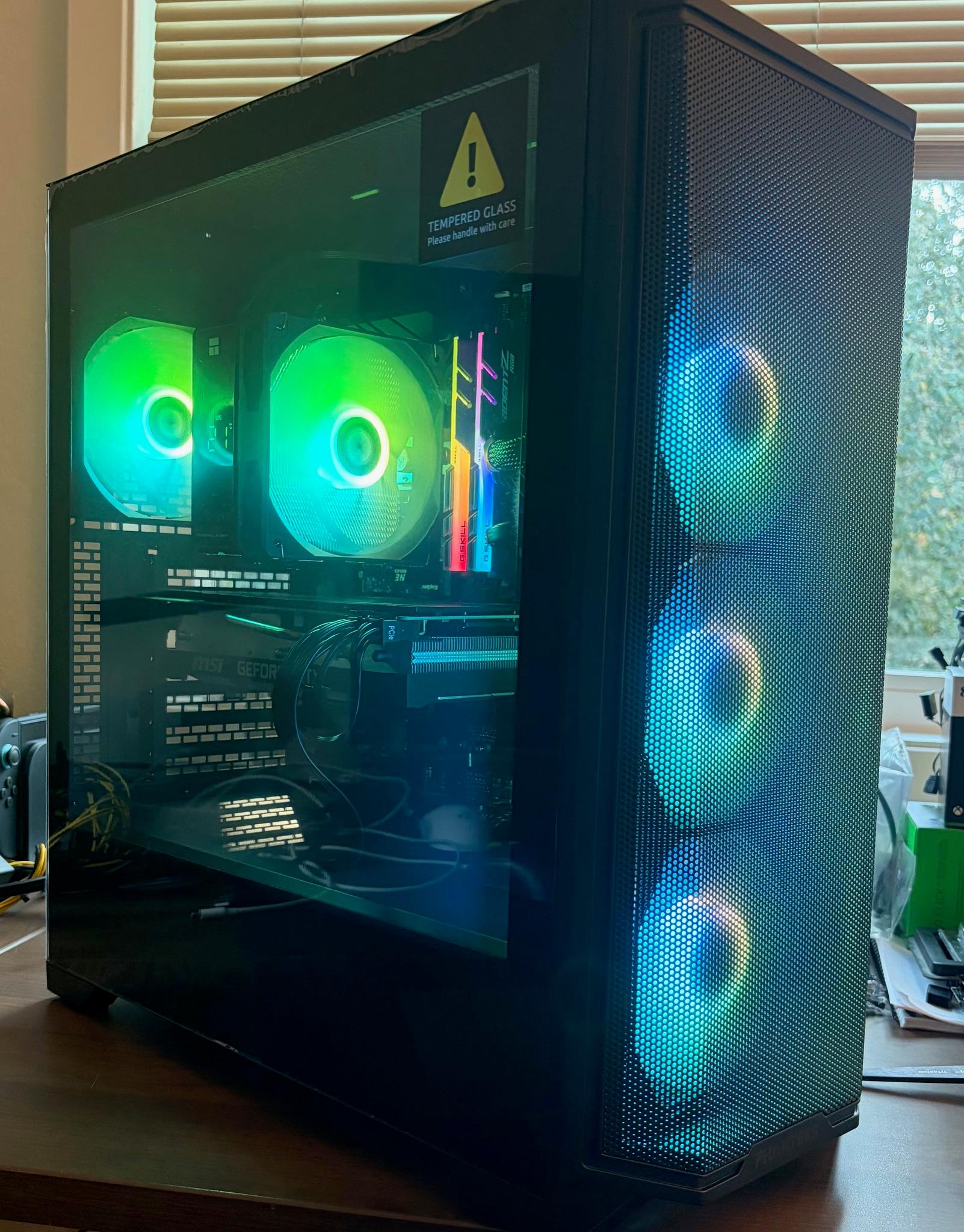 Custom Gaming PC: Ryzen 7 5800x & MSI 2080 Super