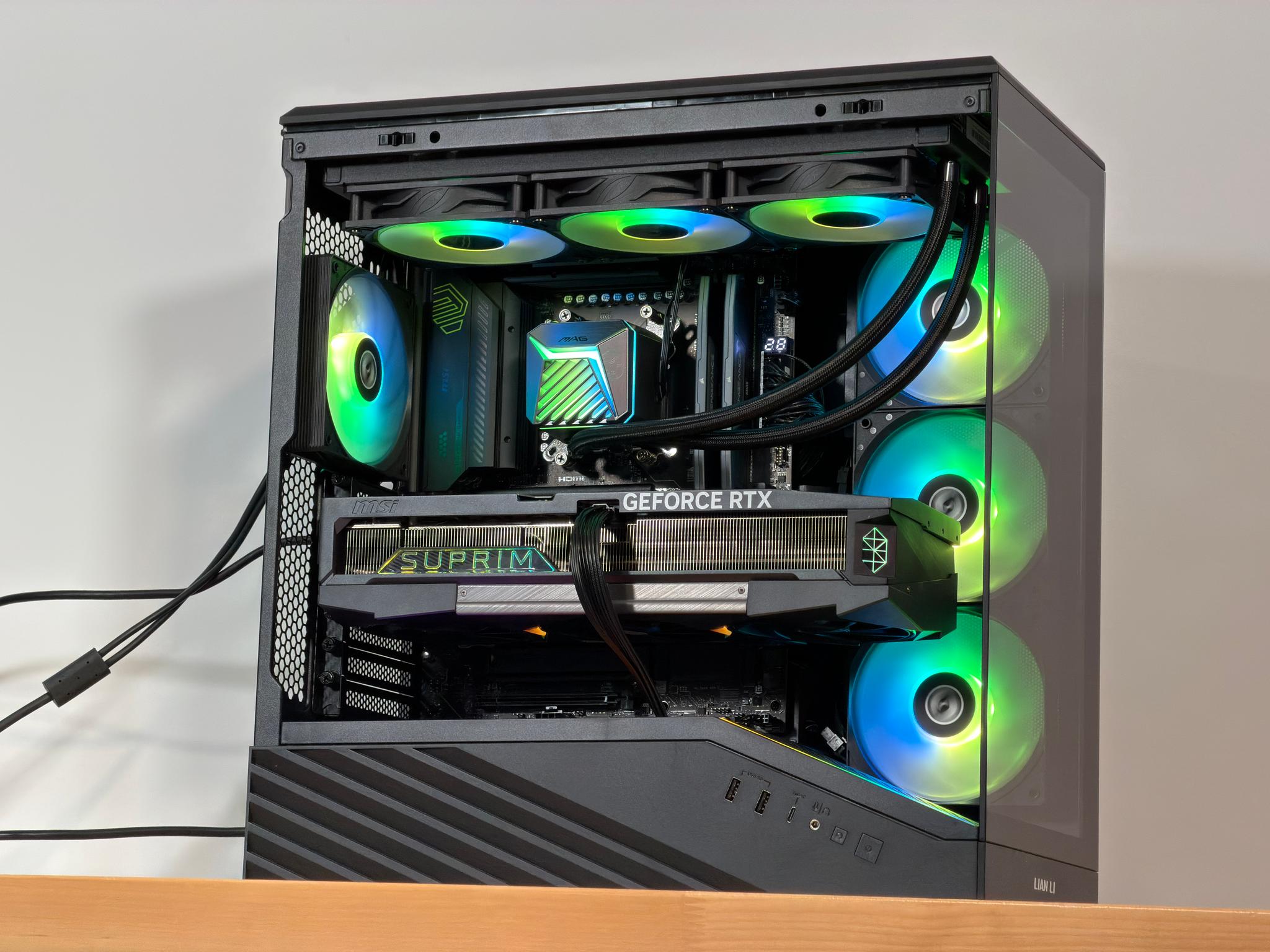 RTX 5090 Suprim Ryzen 7 9800x3d Gaming PC
