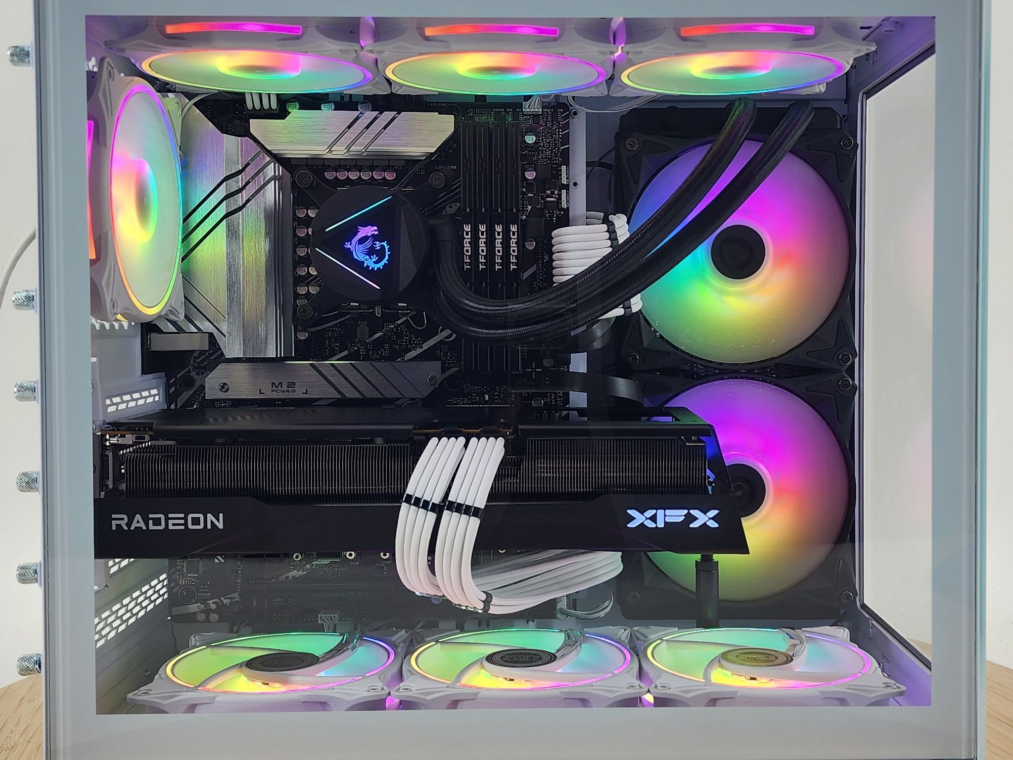 Gaming PC i5-14600KF 32GB RAM 1TB SSD RX 9070 XT 16GB Windows 11 Computer
