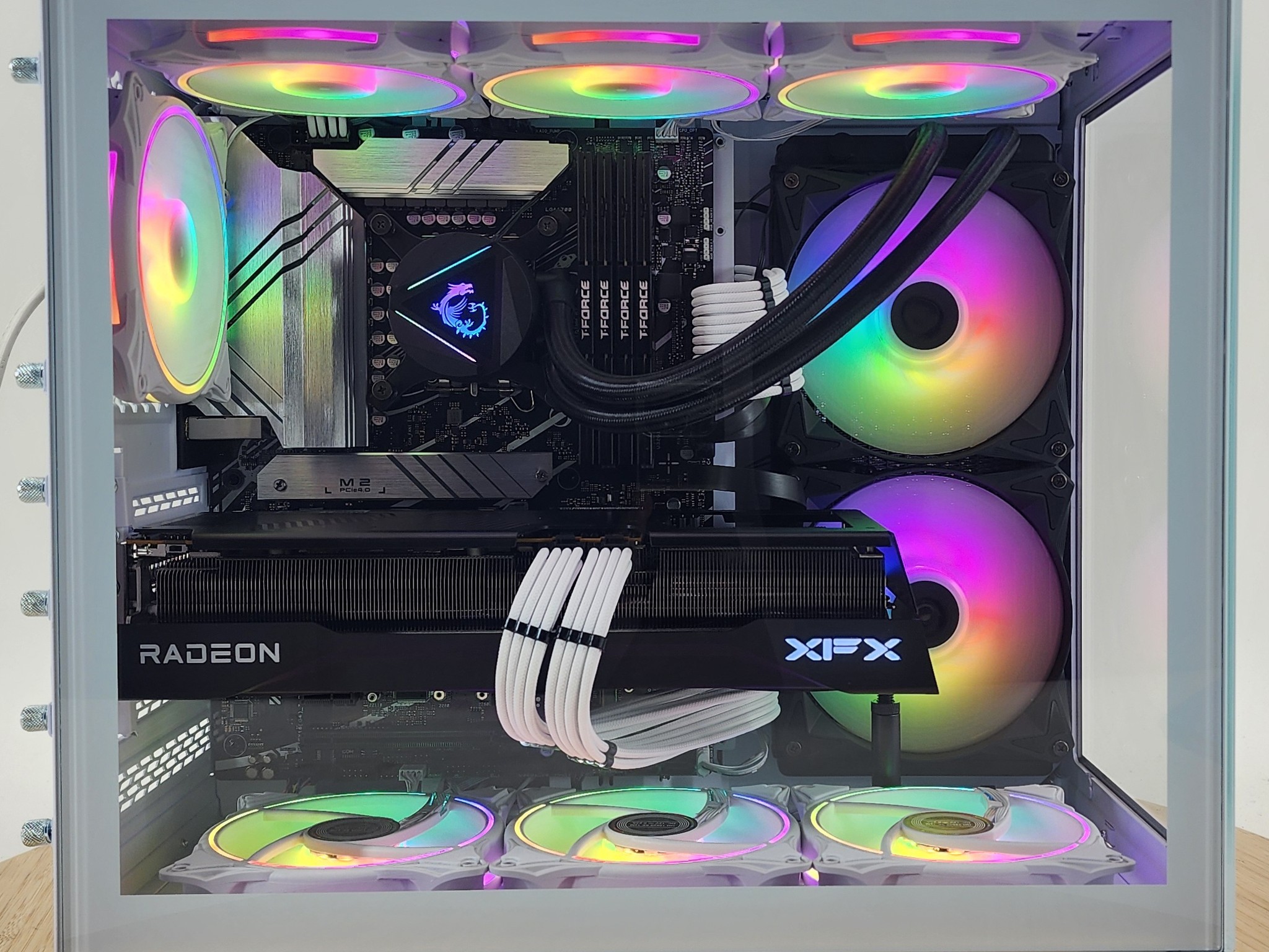Gaming PC i5-14600KF 32GB RAM 1TB SSD RX 9070 XT 16GB Windows 11 Computer