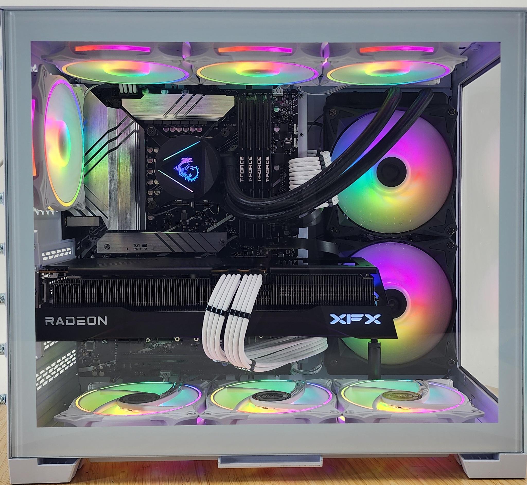 Gaming PC i5-14600KF 32GB RAM 1TB SSD RX 9070 XT 16GB Windows 11 Computer