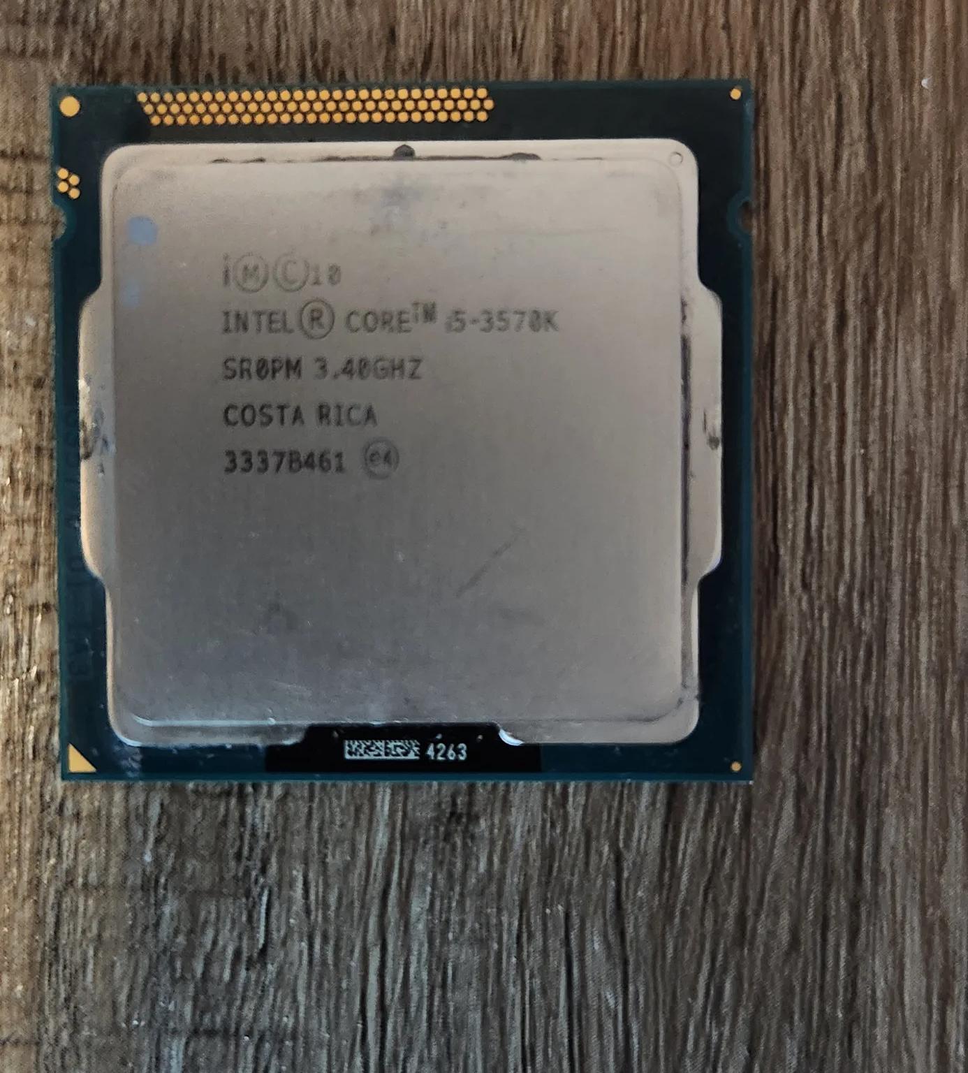 I5 3570k 4 core 4 threads