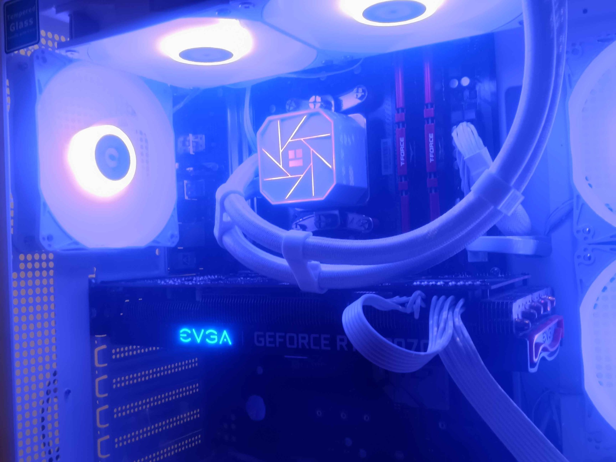 GeForce RTX 3070 White Custom Gaming PC - Ryzen 5 5500
