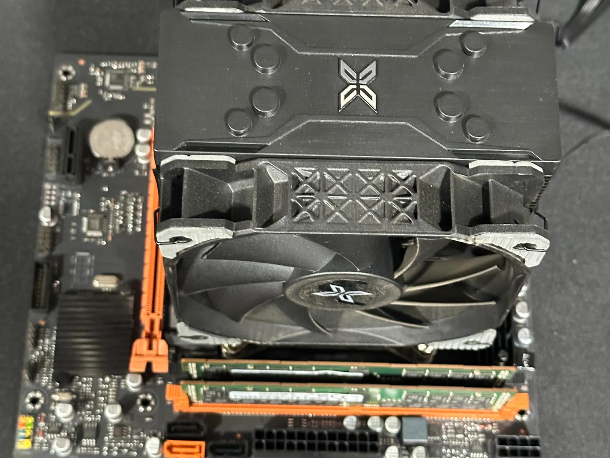 Motherboard, CPU, RAM, Cooler Combo